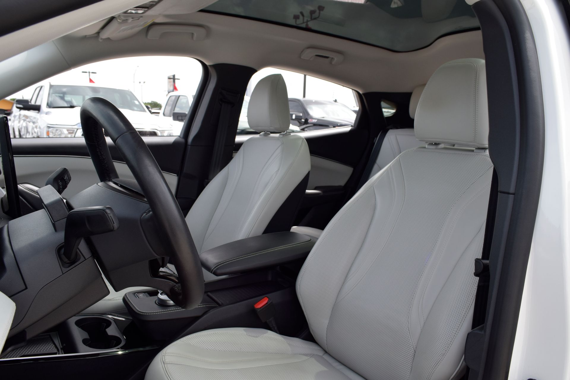 2023 Ford Mustang Mach-E Premium White at Parkway Family Mazda