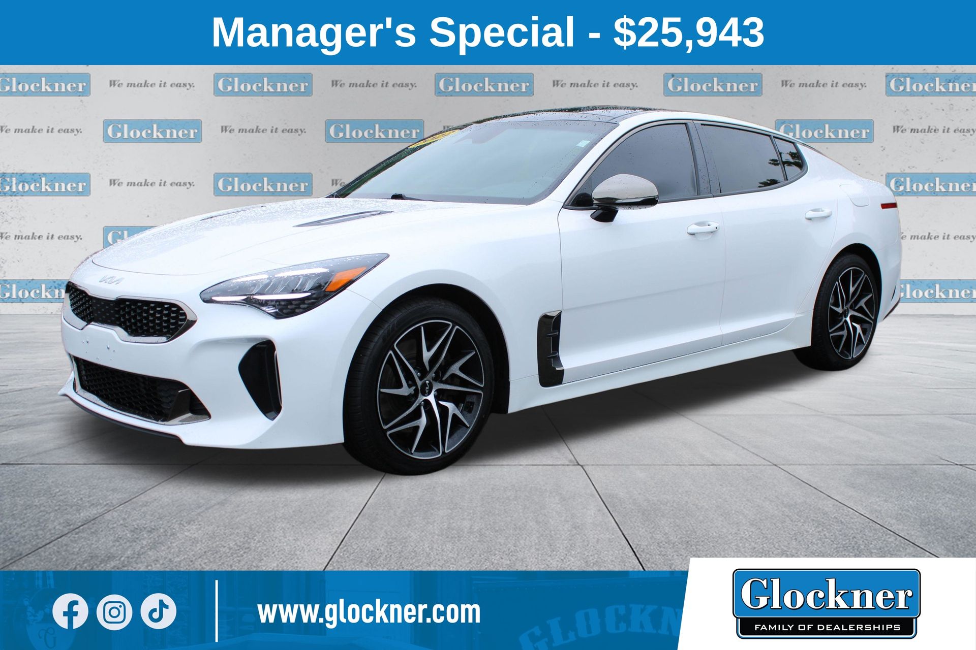  2022 Kia Stinger GT-Line RWD   