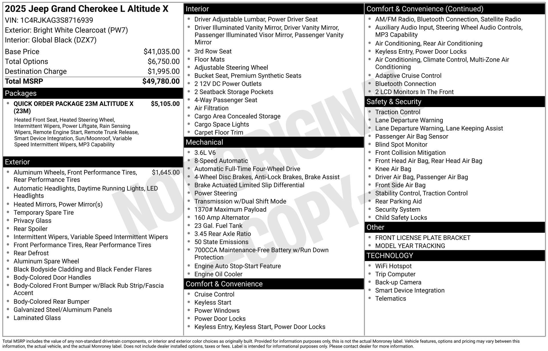 2025 JEEP GRAND CHEROKEE L - Image 3