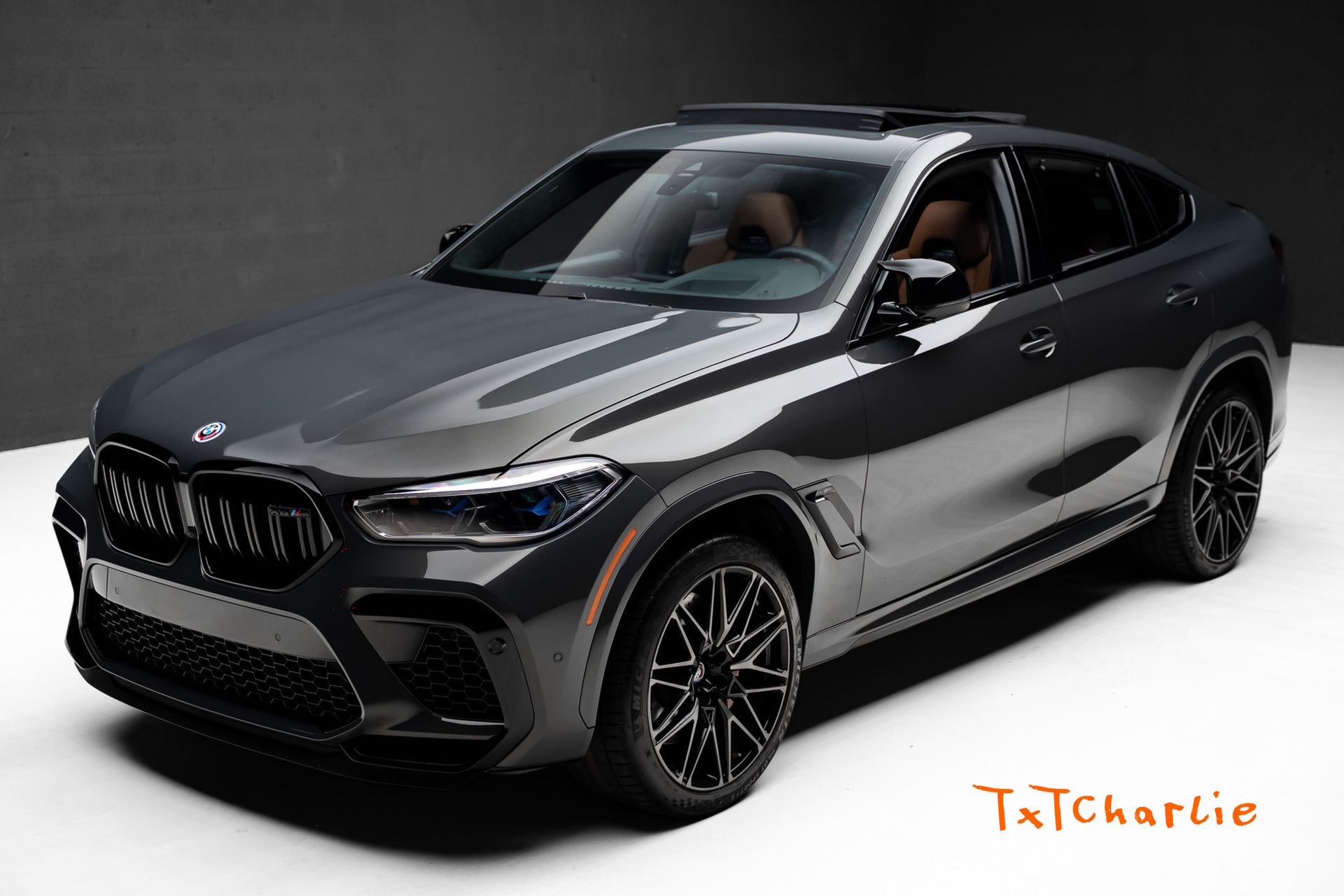Dravit Gray Metallic 2021 BMW X6 M AWD SUV / Crossover All-Wheel Drive 8-Speed Automatic