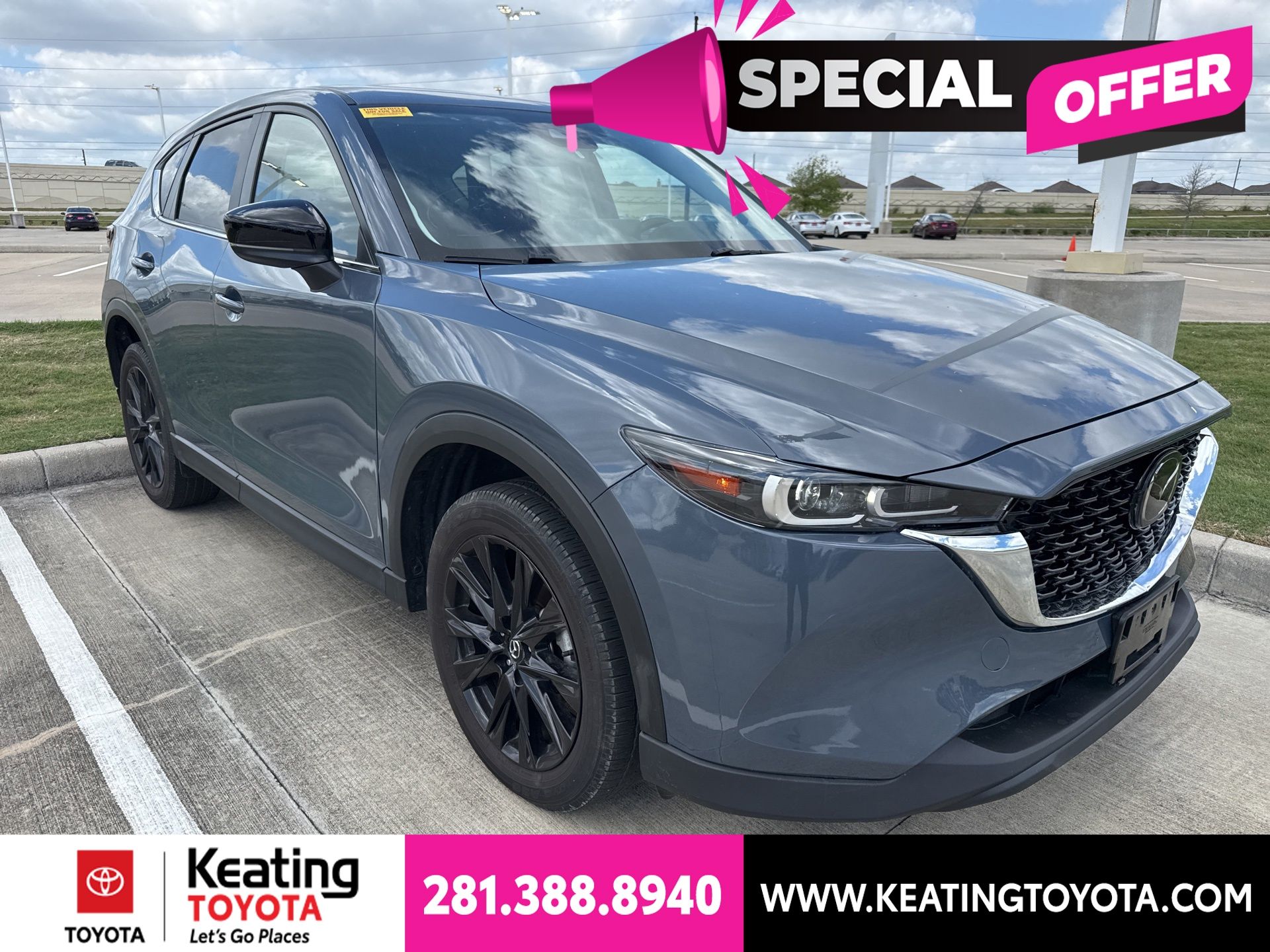 Polymetal Gray Metallic 2024 Mazda CX-5 2.5 S Carbon Edition AWD SUV / Crossover All-Wheel Drive 6-Speed Automatic