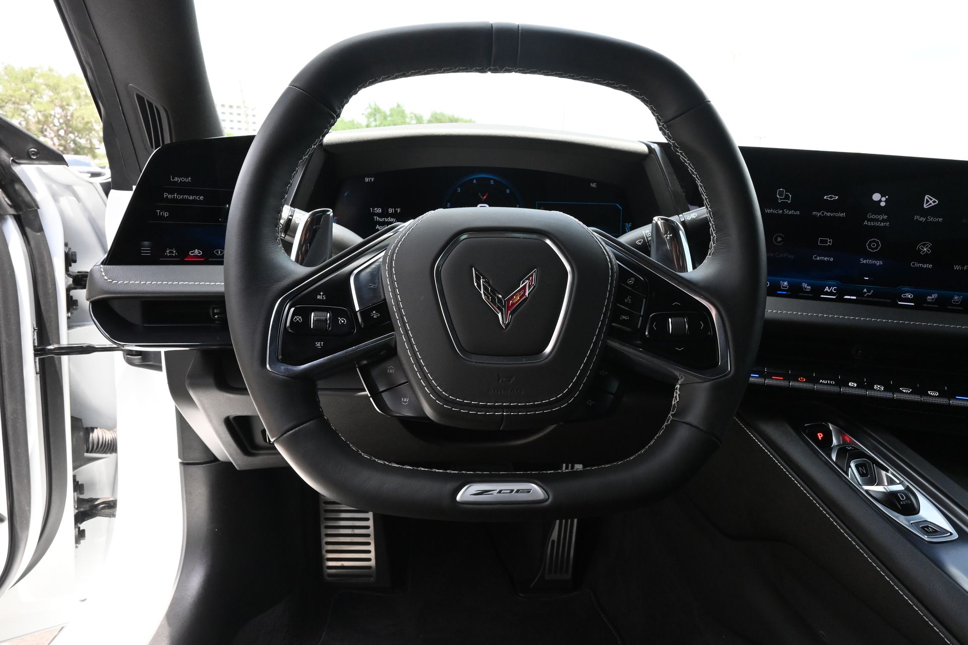 2026 Chevrolet Corvette Z06 White at Classic Elite Chevrolet Sugar Land