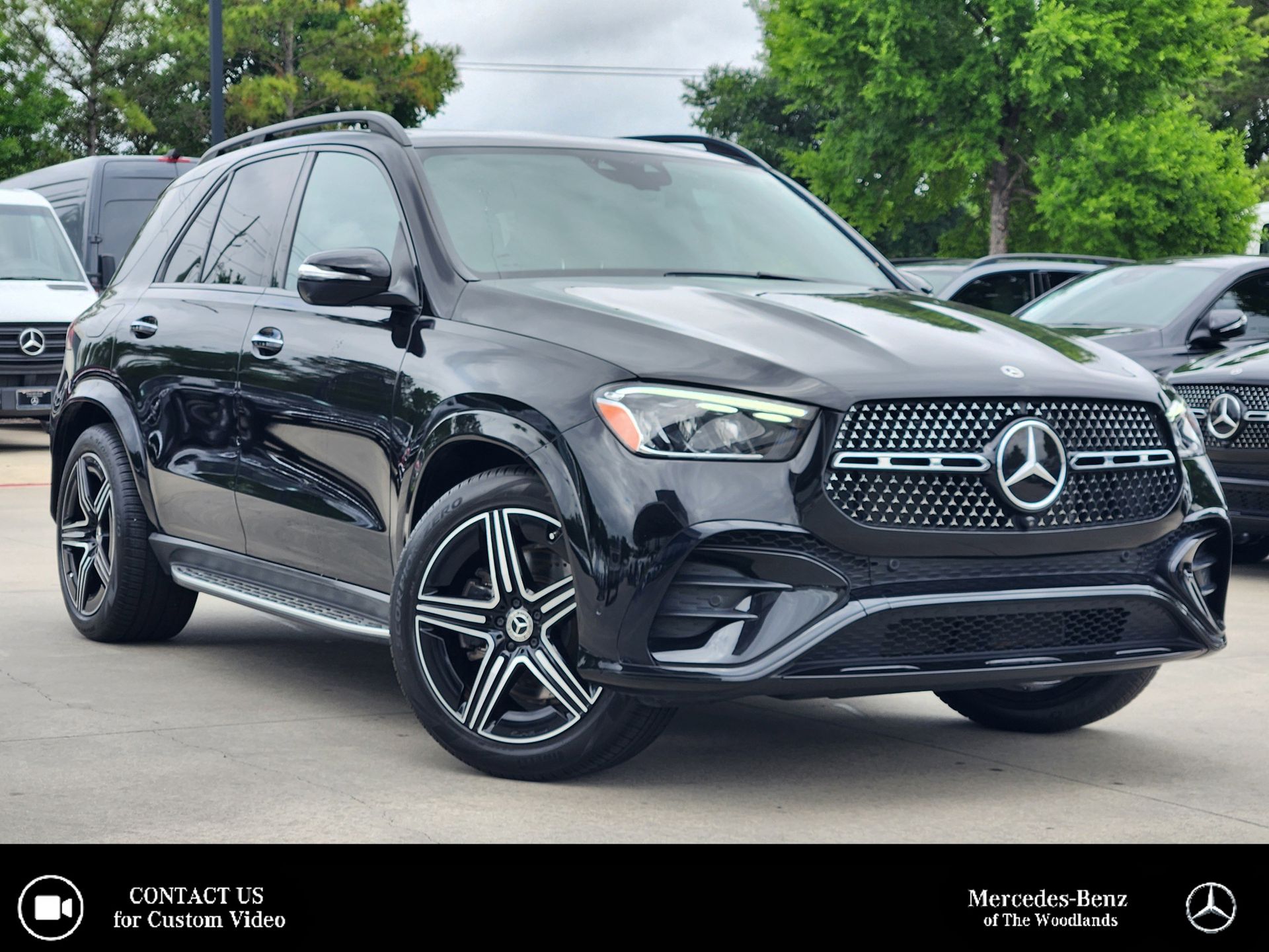 Obsidian Black Metallic 2024 Mercedes-Benz GLE 450e 4MATIC SUV / Crossover All-Wheel Drive 9-Speed Automatic