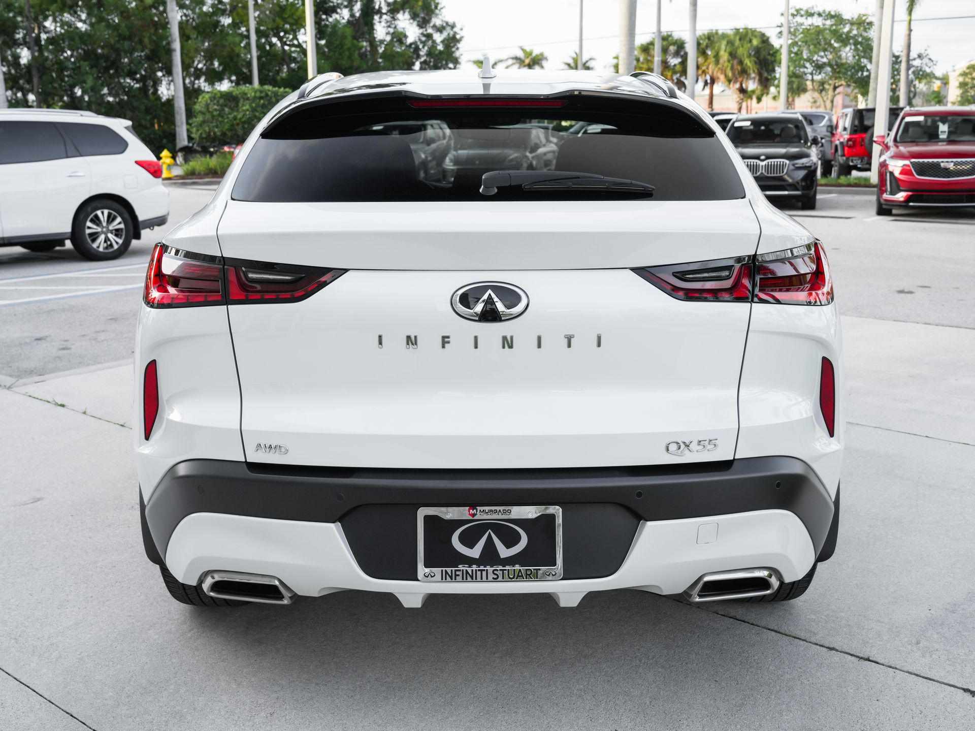 used 2025 INFINITI QX55 car, priced at $37,500