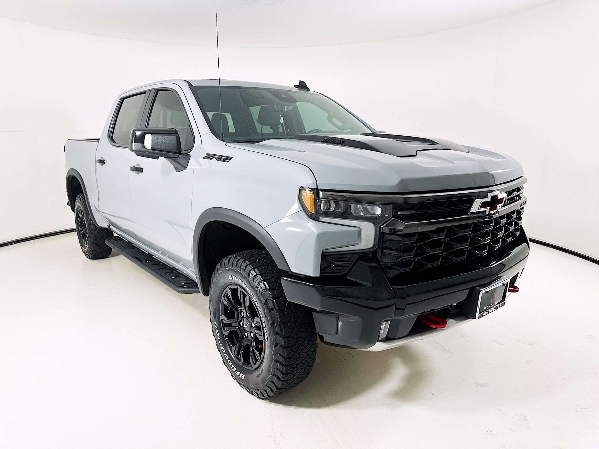 Slate Gray Metallic 2024 Chevrolet Silverado 1500 ZR2 Crew Cab 4WD Pickup Truck Four-Wheel Drive Automatic