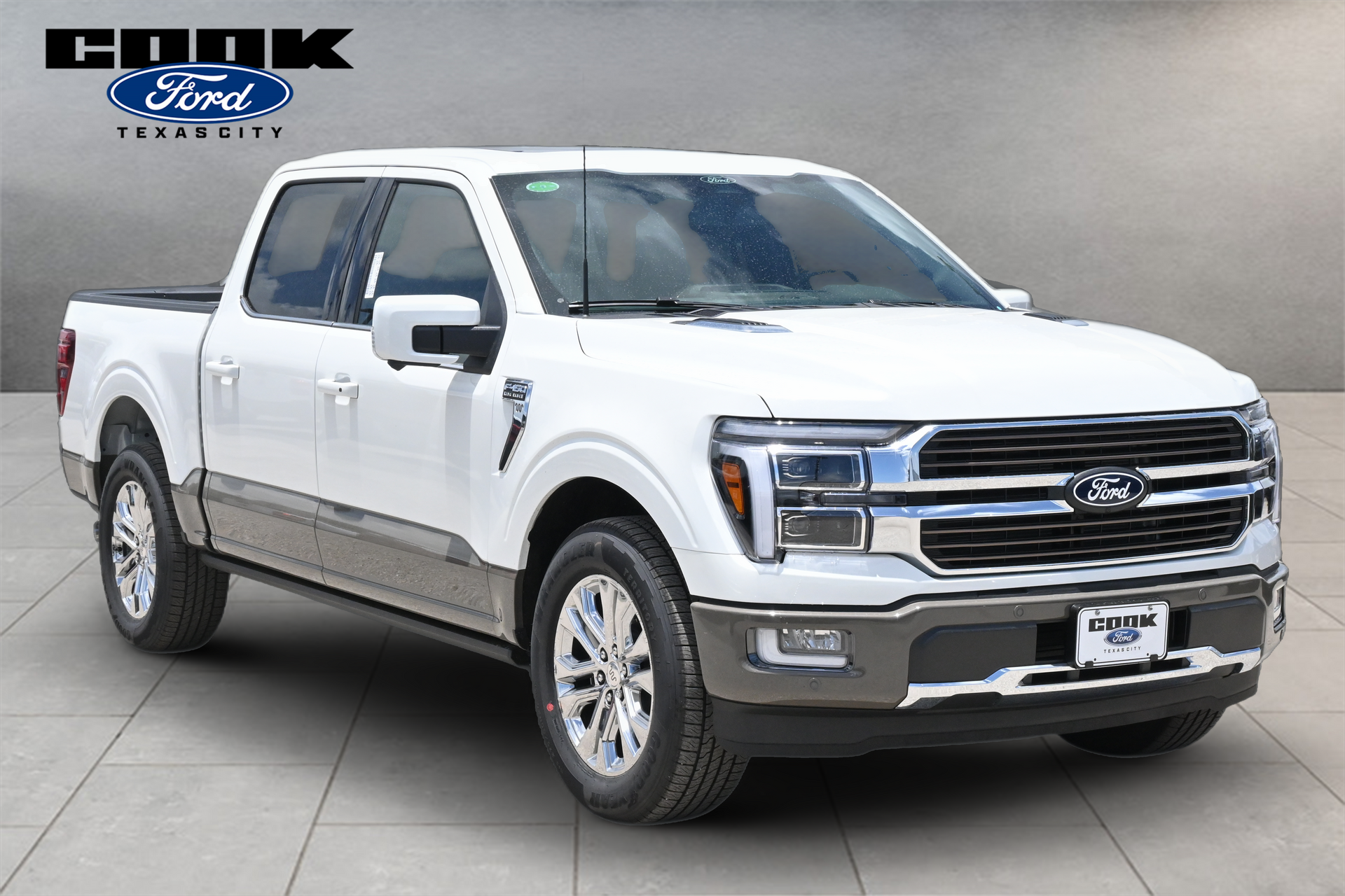 2026 Ford F-150 King Ranch White at Bayway Chrysler Dodge Jeep Ram