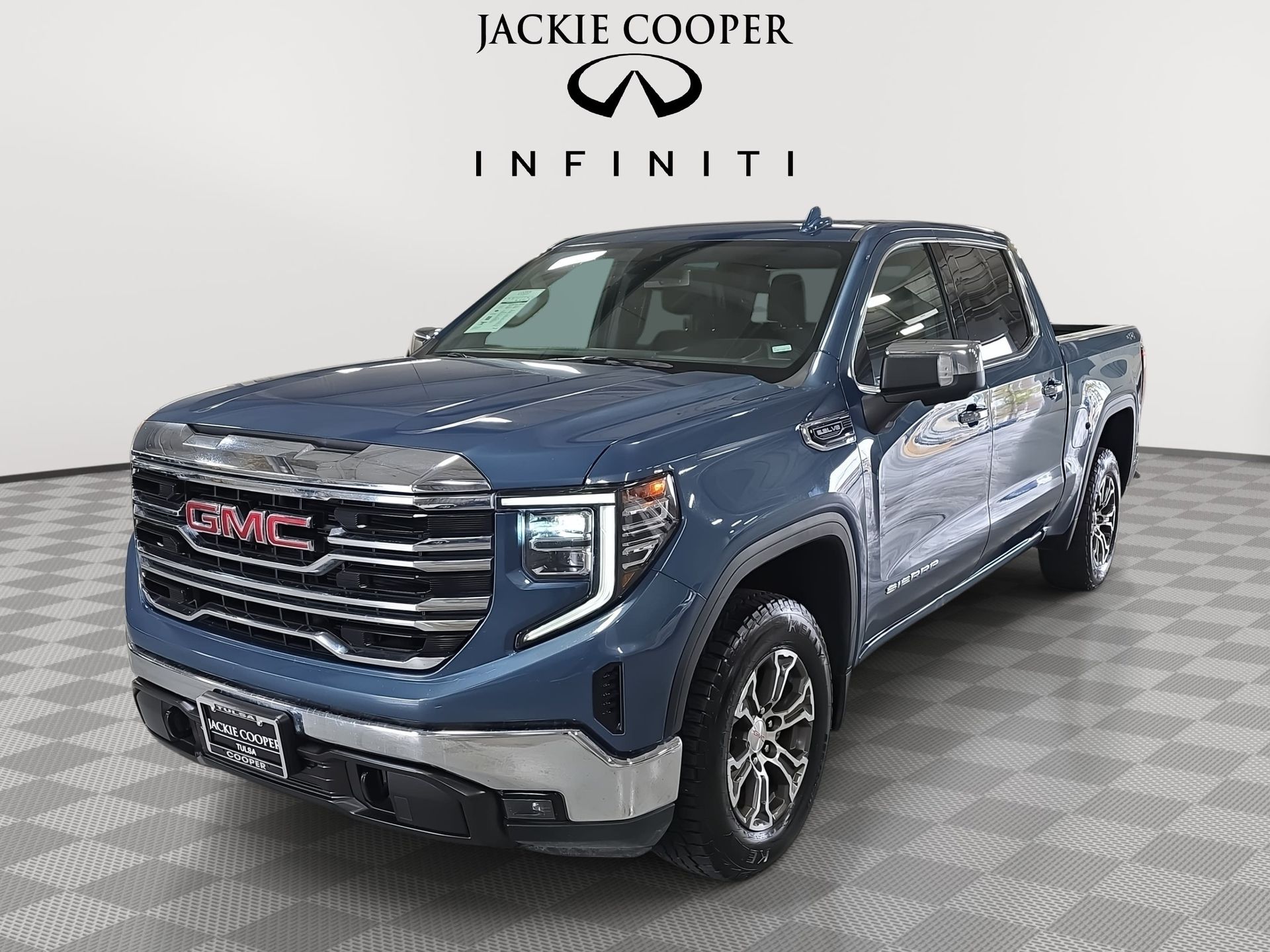 Downpour Metallic 2024 GMC Sierra 1500 Pickup Truck Four-Wheel Drive Automatic