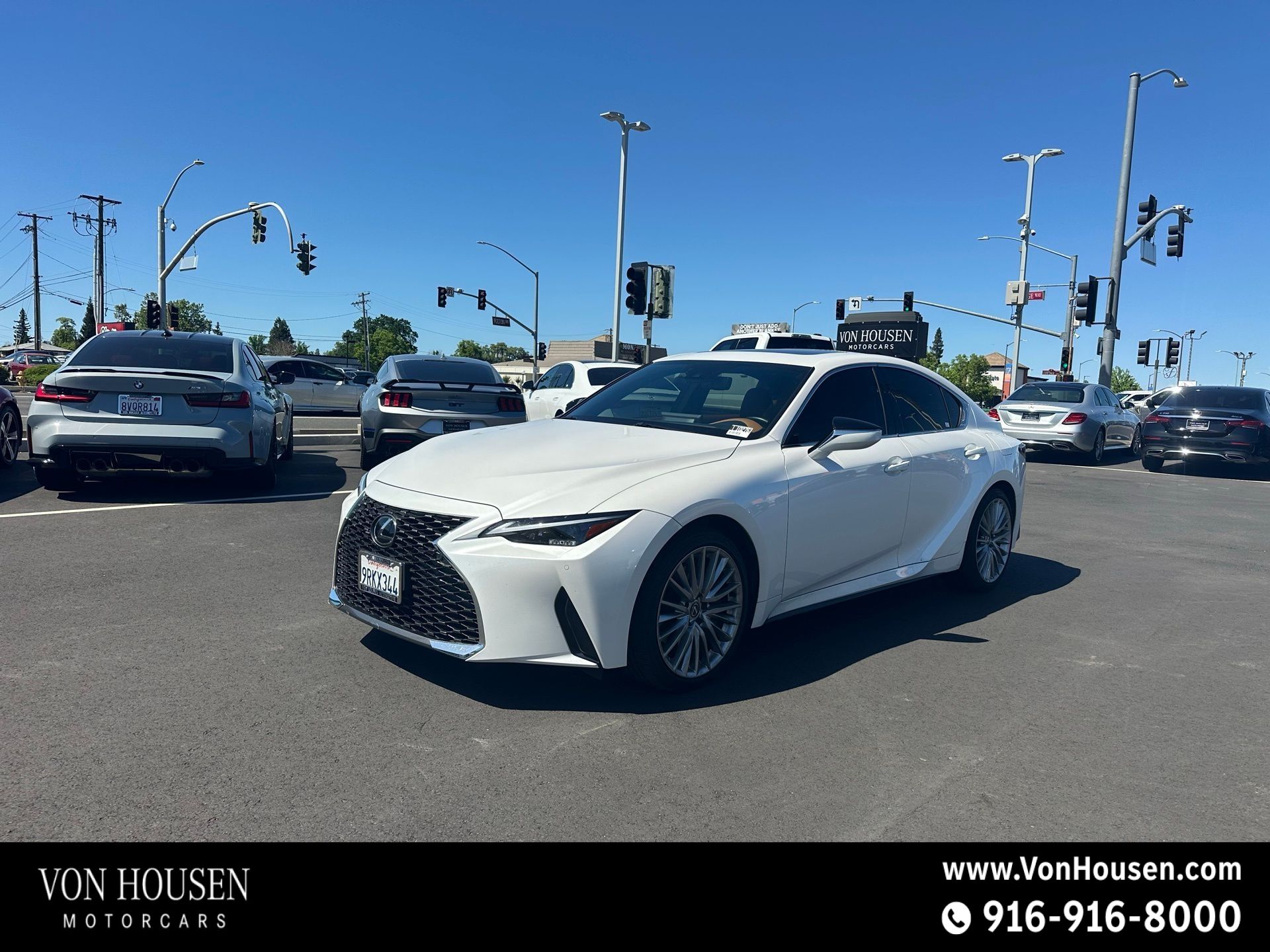 White 2023 Lexus IS 300 AWD Sedan All-Wheel Drive 6-Speed Automatic