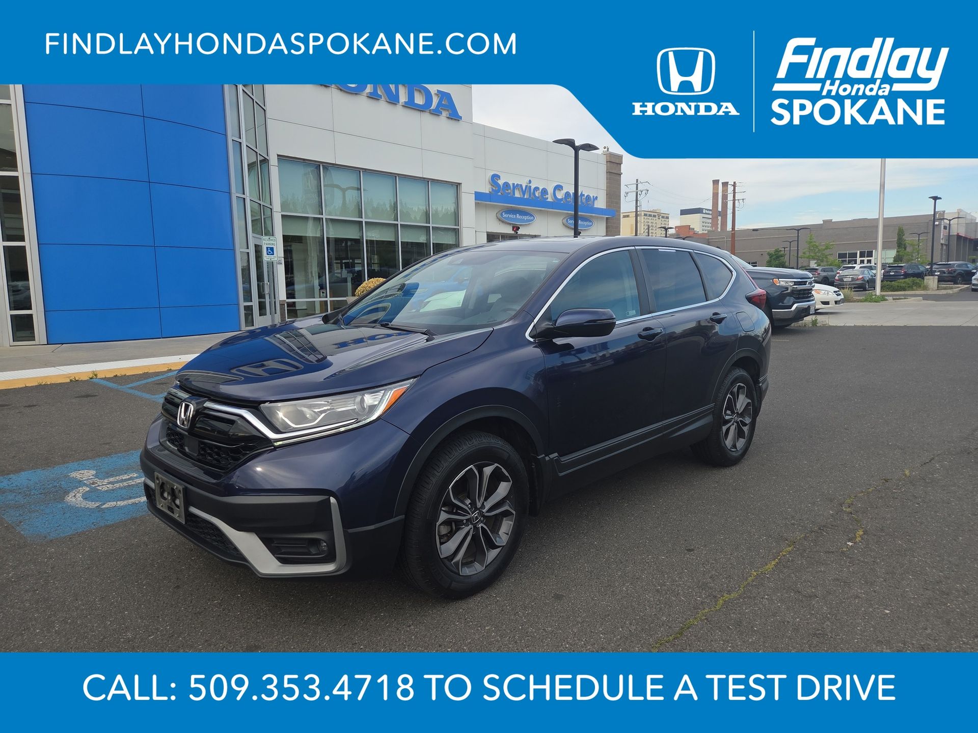 Blue 2020 Honda CR-V SUV / Crossover All-Wheel Drive Continuously Variable Transmission
