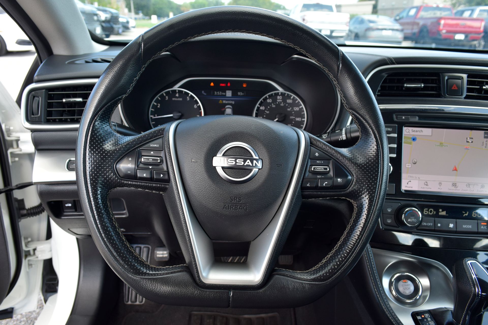 2023 Nissan Maxima SV White at AutoSavvy Houston Southwest