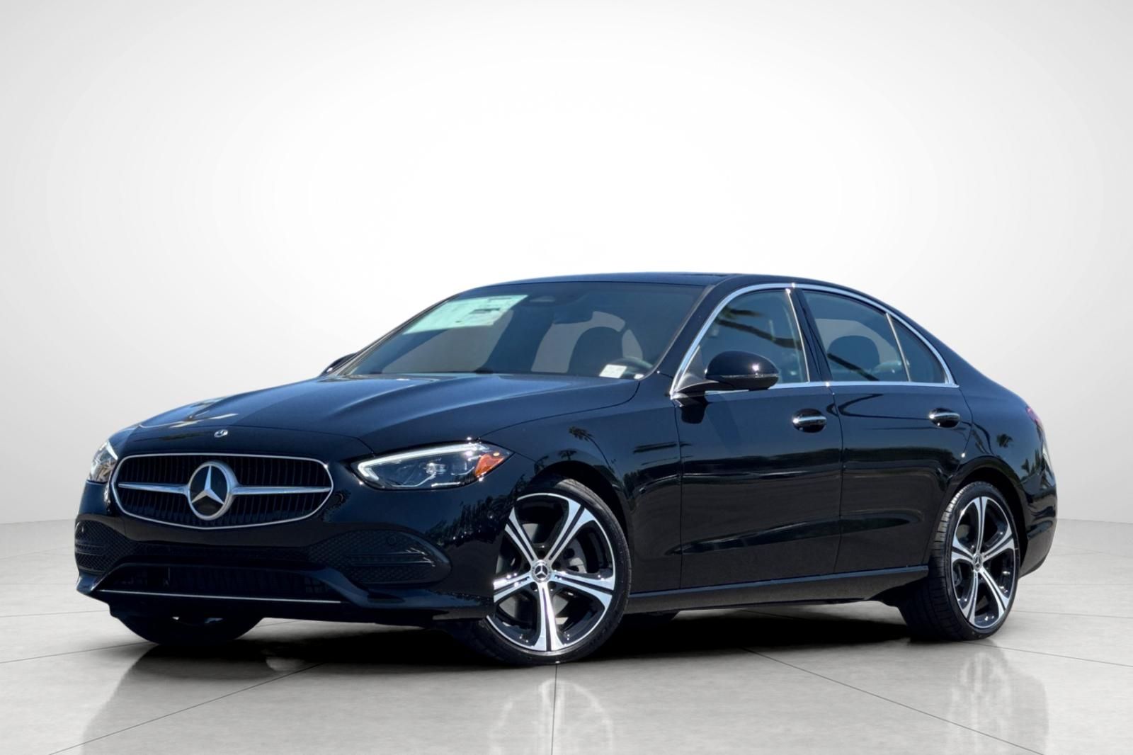 Black 2026 Mercedes-Benz C-Class Sedan Rear-Wheel Drive 9-Speed Automatic