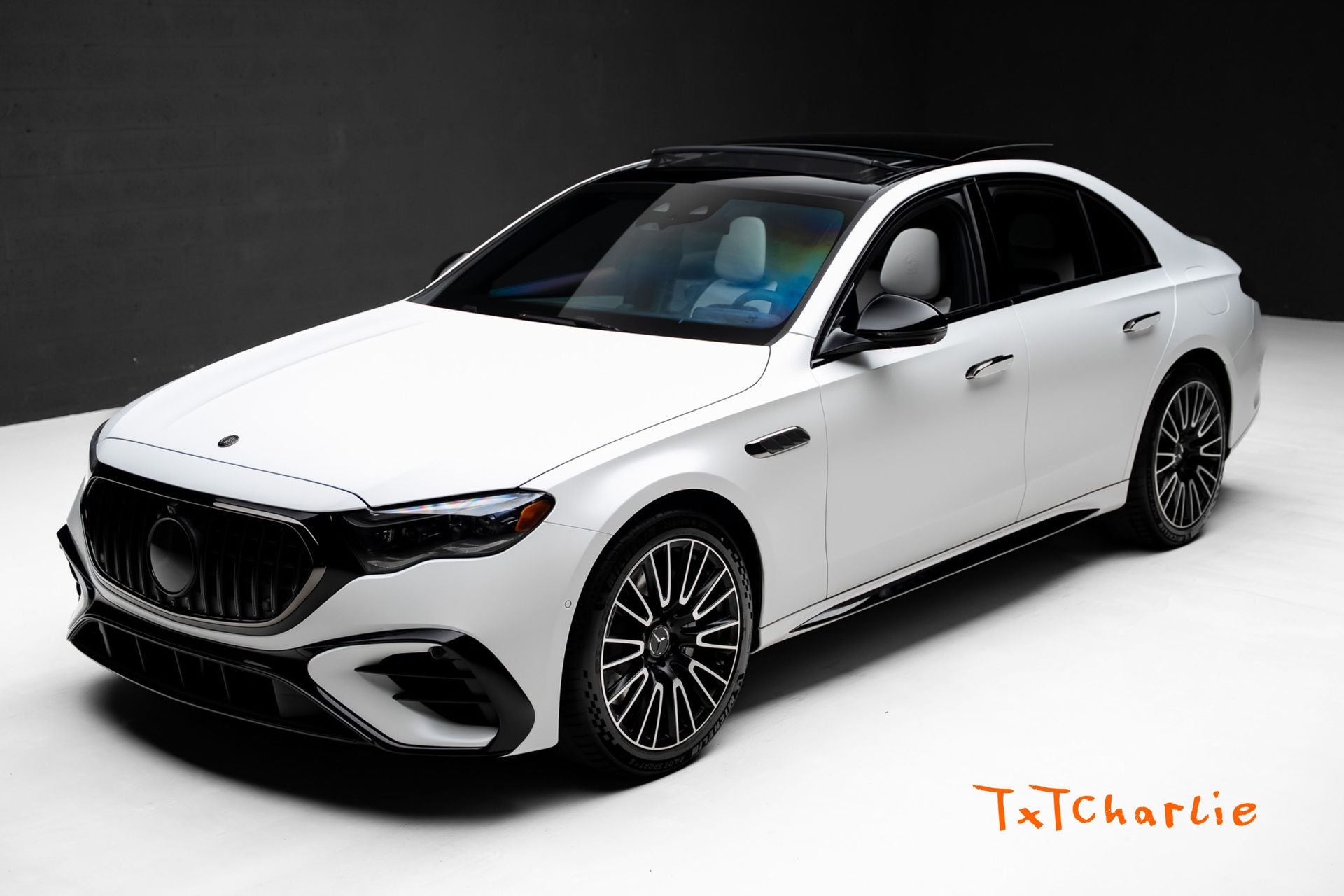 White 2026 Mercedes-Benz E-Class AMG E 53 Hybrid 4MATIC+ Sedan All-Wheel Drive 9-Speed Automatic