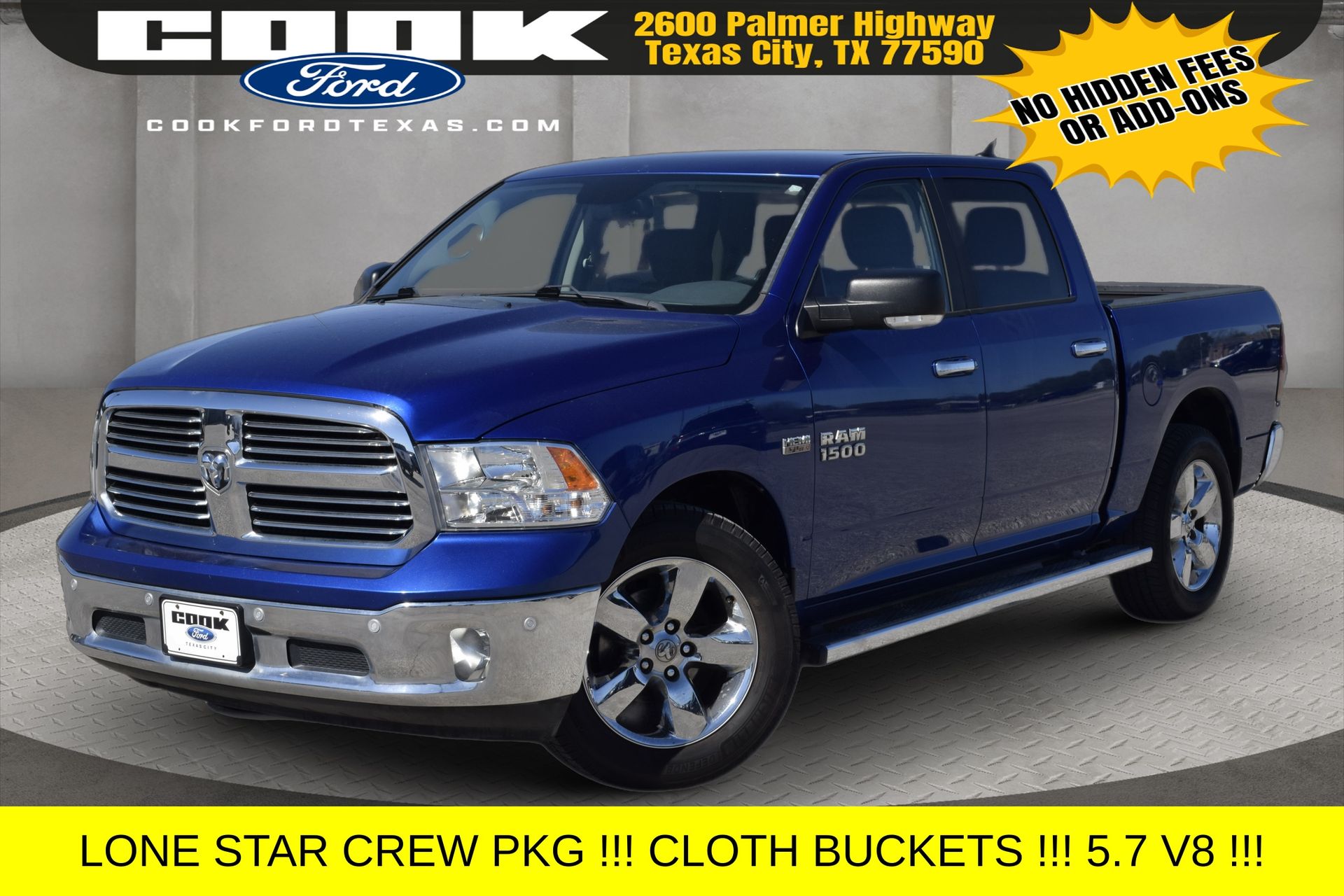 2017 RAM 1500 Lone Star Crew Cab RWD