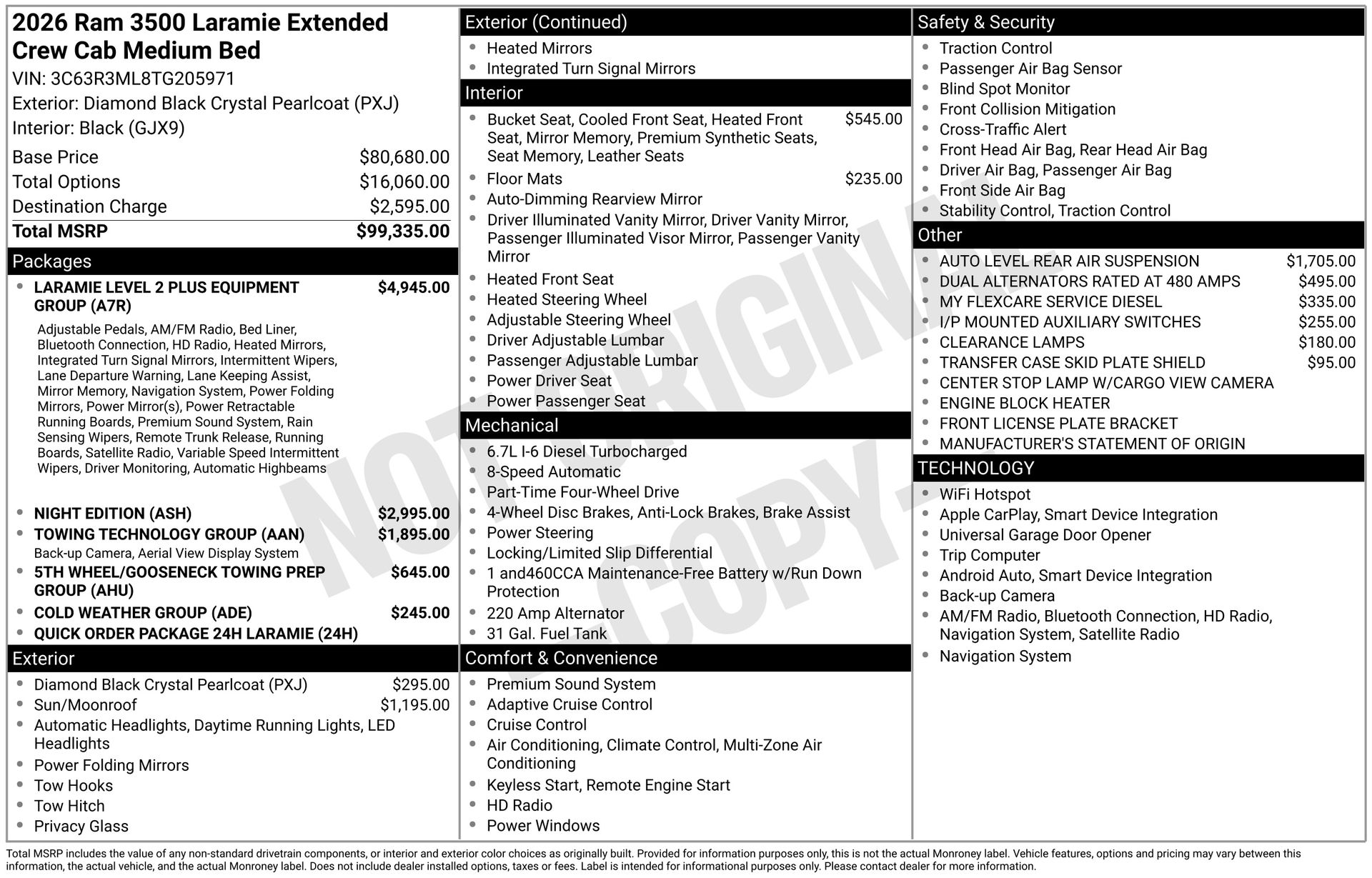 2026 RAM 3500 - Image 1
