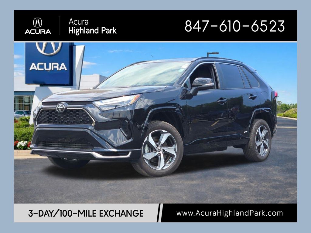 Midnight Black Metallic 2025 Toyota RAV4 Plug-in Hybrid SUV / Crossover All-Wheel Drive Continuously Variable Transmission