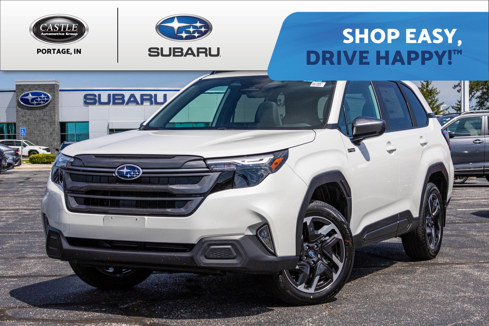 Crystal White Pearl 2026 Subaru Forester Hybrid SUV / Crossover All-Wheel Drive Continuously Variable Transmission