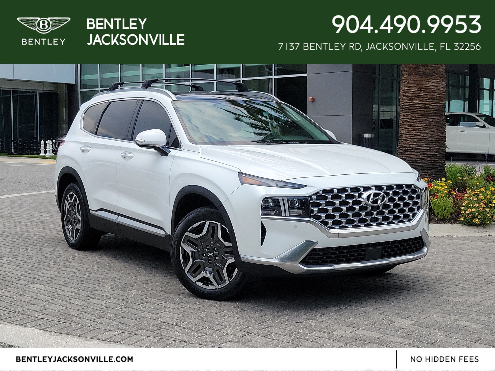 Quartz White 2022 Hyundai Santa Fe SUV / Crossover Front-Wheel Drive Automatic