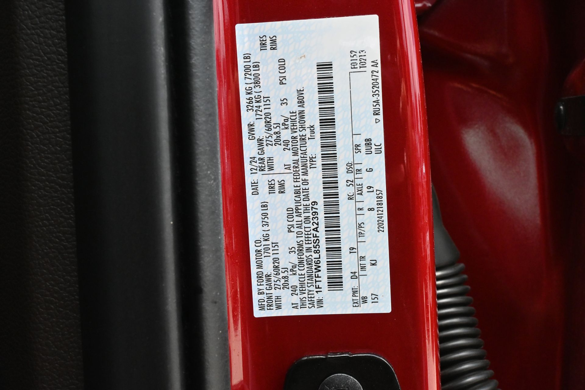2025 Ford F-150 King Ranch Red at Classic Elite Chevrolet Hwy 6