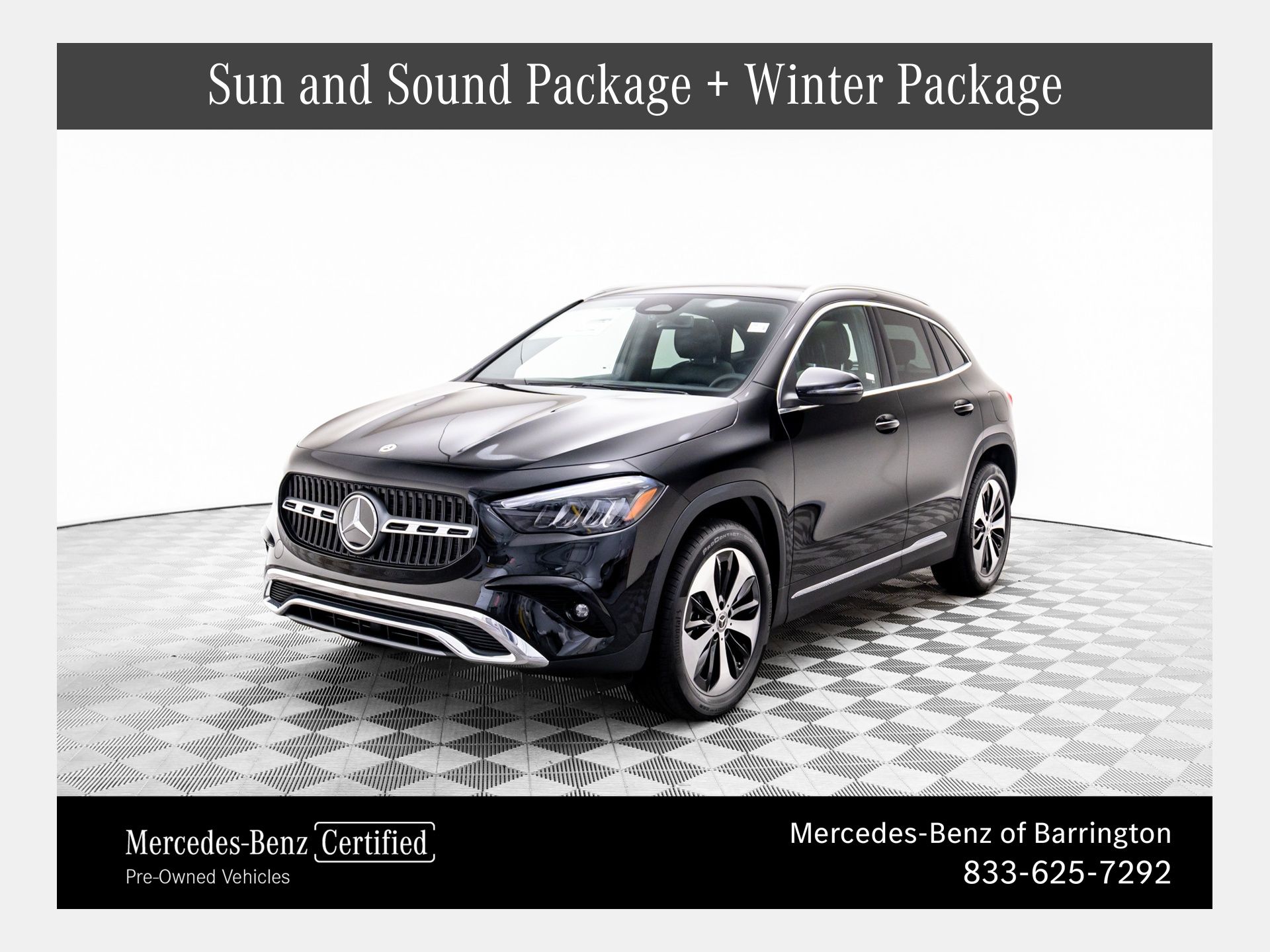 Night Black 2026 Mercedes-Benz GLA SUV / Crossover All-Wheel Drive 8-Speed Dual Clutch