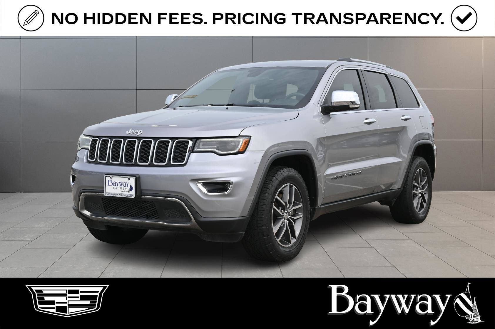 2018 Jeep Grand Cherokee Limited Silver at Bayway Chrysler Dodge Jeep Ram