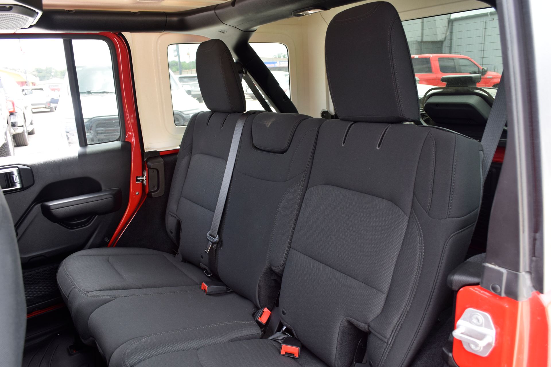 2018 Jeep Wrangler Unlimited Sport S Red at Toyota of Victoria