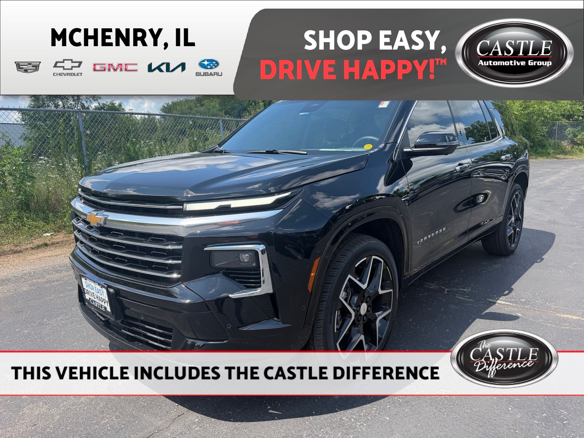 Mosaic Black Metallic 2026 Chevrolet Traverse SUV / Crossover Four-Wheel Drive 8-Speed Automatic