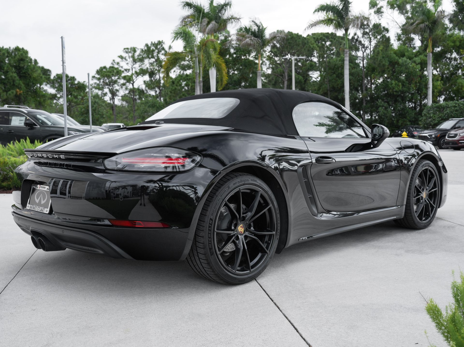used 2021 Porsche 718 Boxster car, priced at $53,000