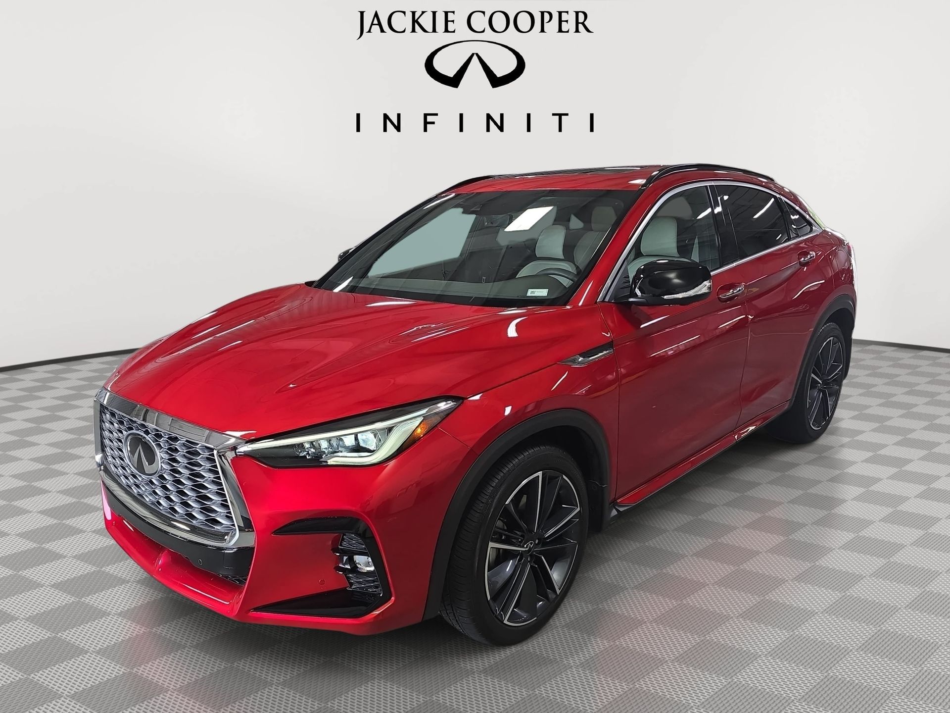 Dynamic Sunstone Red 2025 INFINITI QX55 SUV / Crossover All-Wheel Drive Continuously Variable Transmission