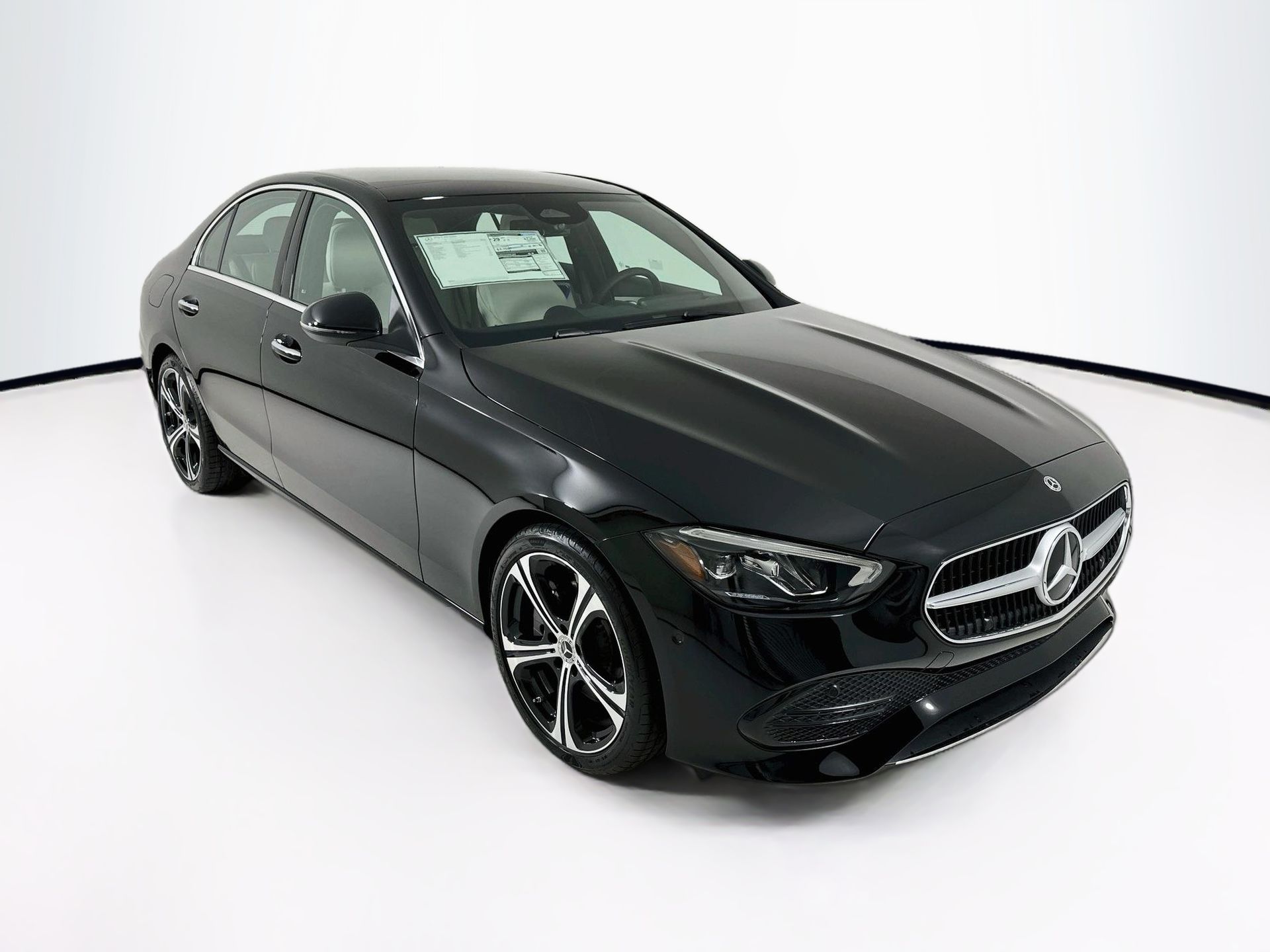 Black 2026 Mercedes-Benz C-Class Sedan Rear-Wheel Drive 9-Speed Automatic