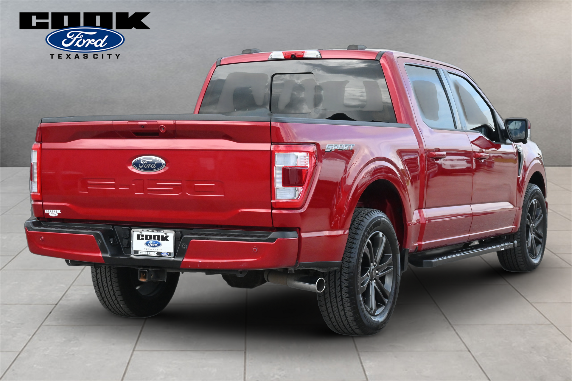 2021 Ford F-150 Lariat Red at Cook Ford