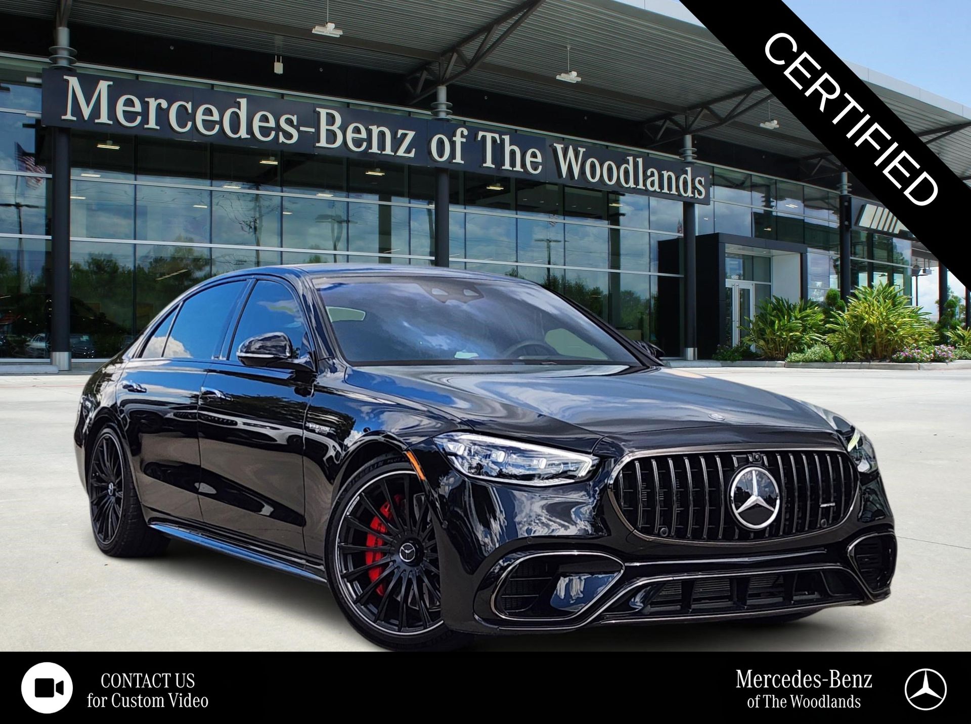 Obsidian Black Metallic 2026 Mercedes-Benz S-Class Sedan All-Wheel Drive 9-Speed Automatic