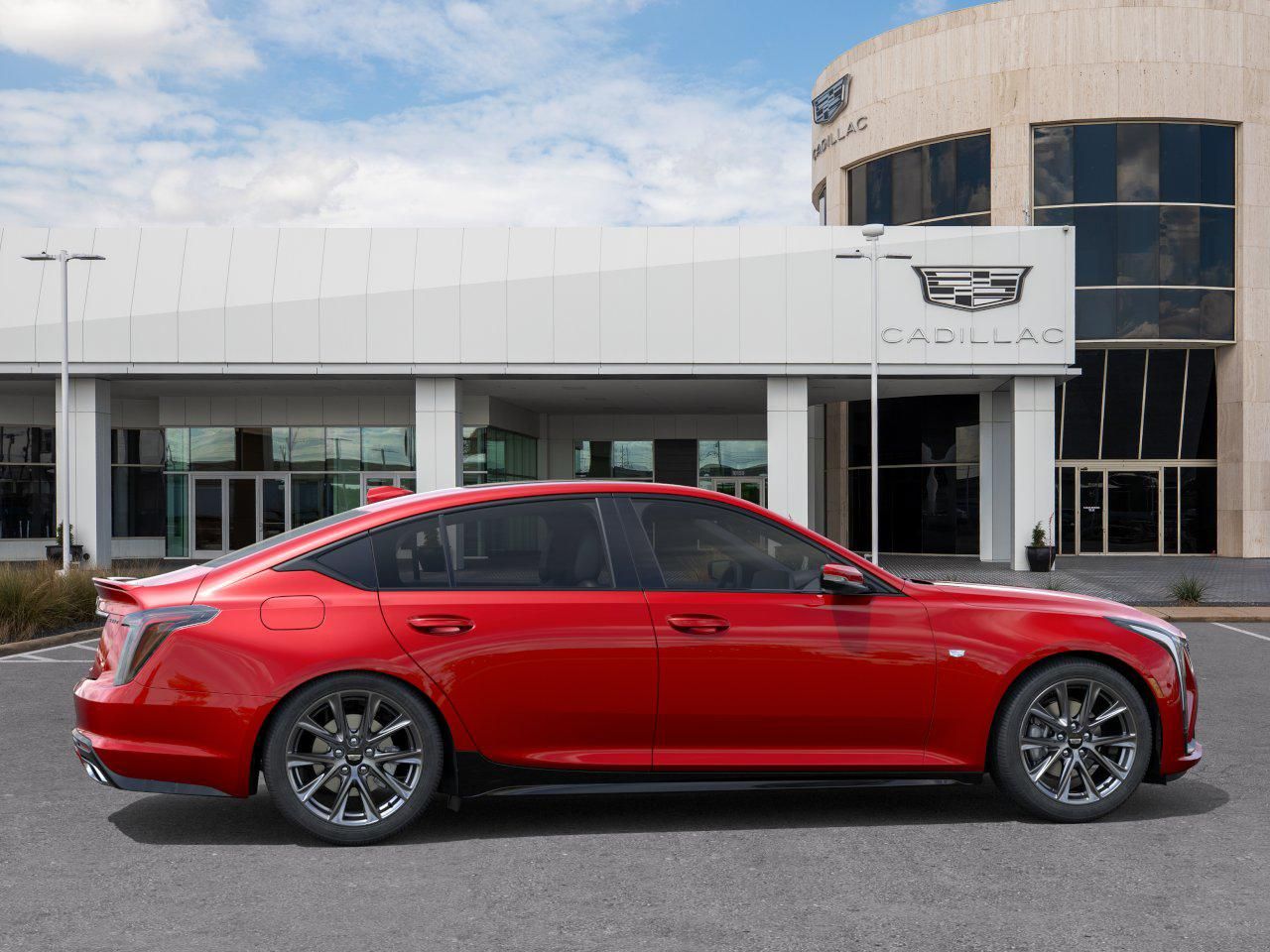2025 Cadillac CT5 Sport Red at AutoSavvy Houston Northwest