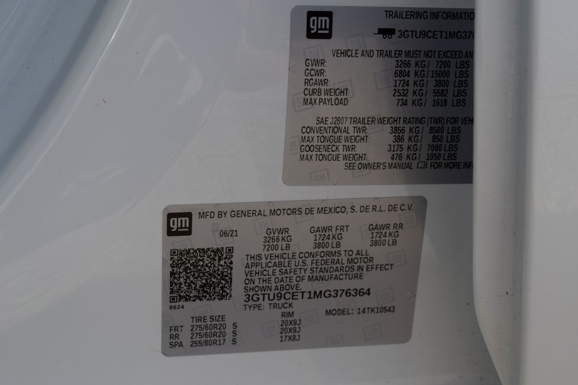 2021 GMC Sierra 1500 Elevation White at Wharton Ford