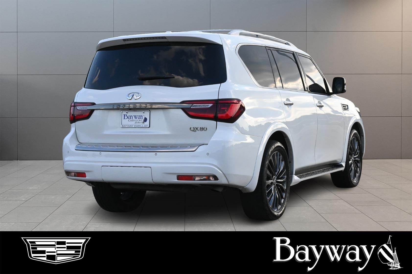 2021 INFINITI QX80 Premium Select White at Westside Lexus
