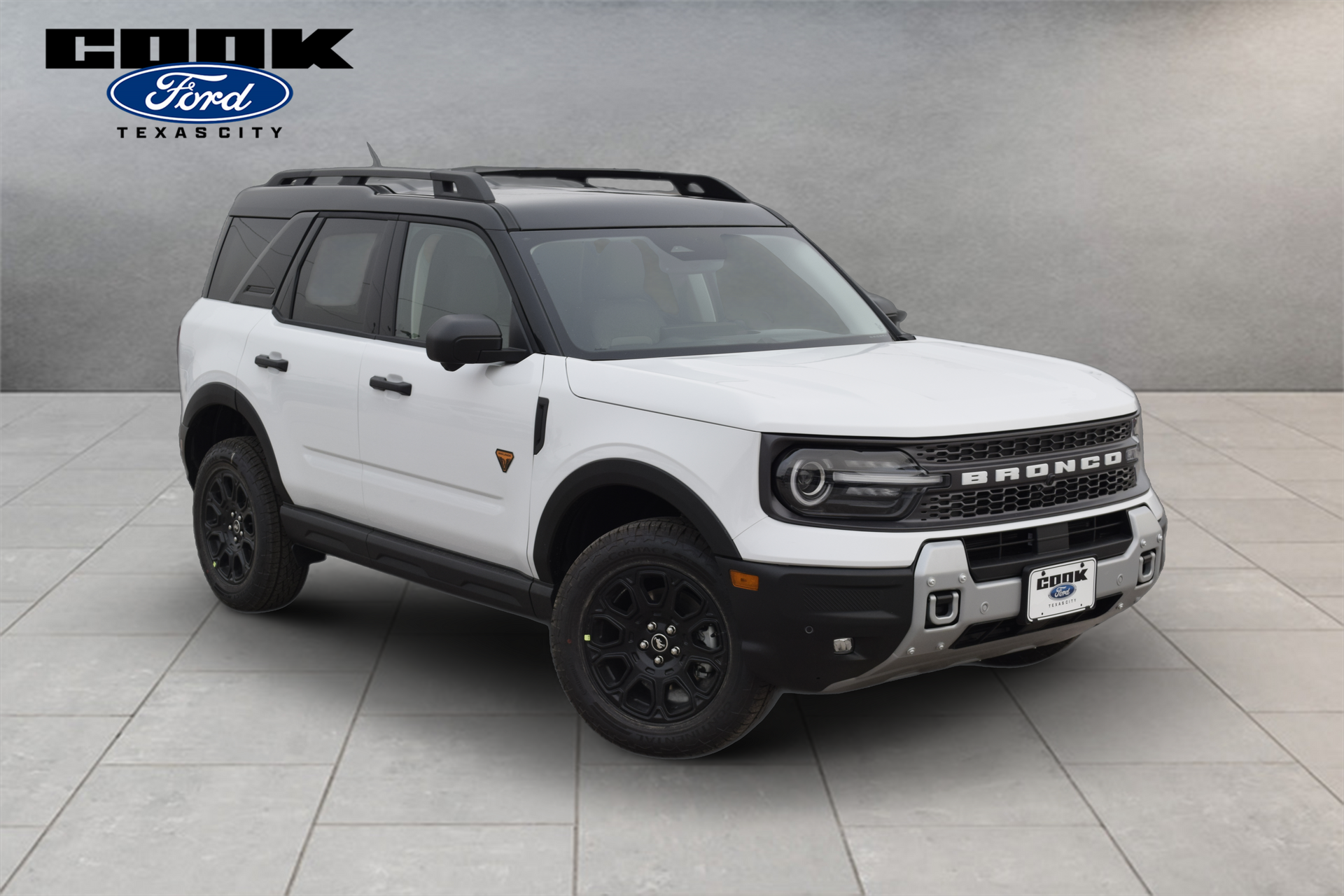 2026 Ford Bronco Sport Badlands White at Wharton Ford