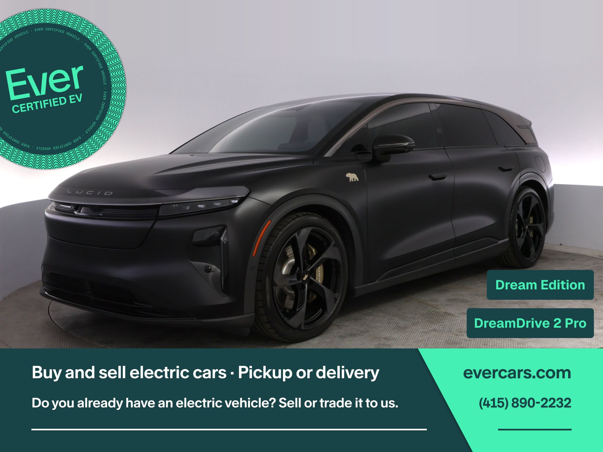 Black 2026 Lucid Gravity SUV / Crossover All-Wheel Drive 1-Speed Automatic