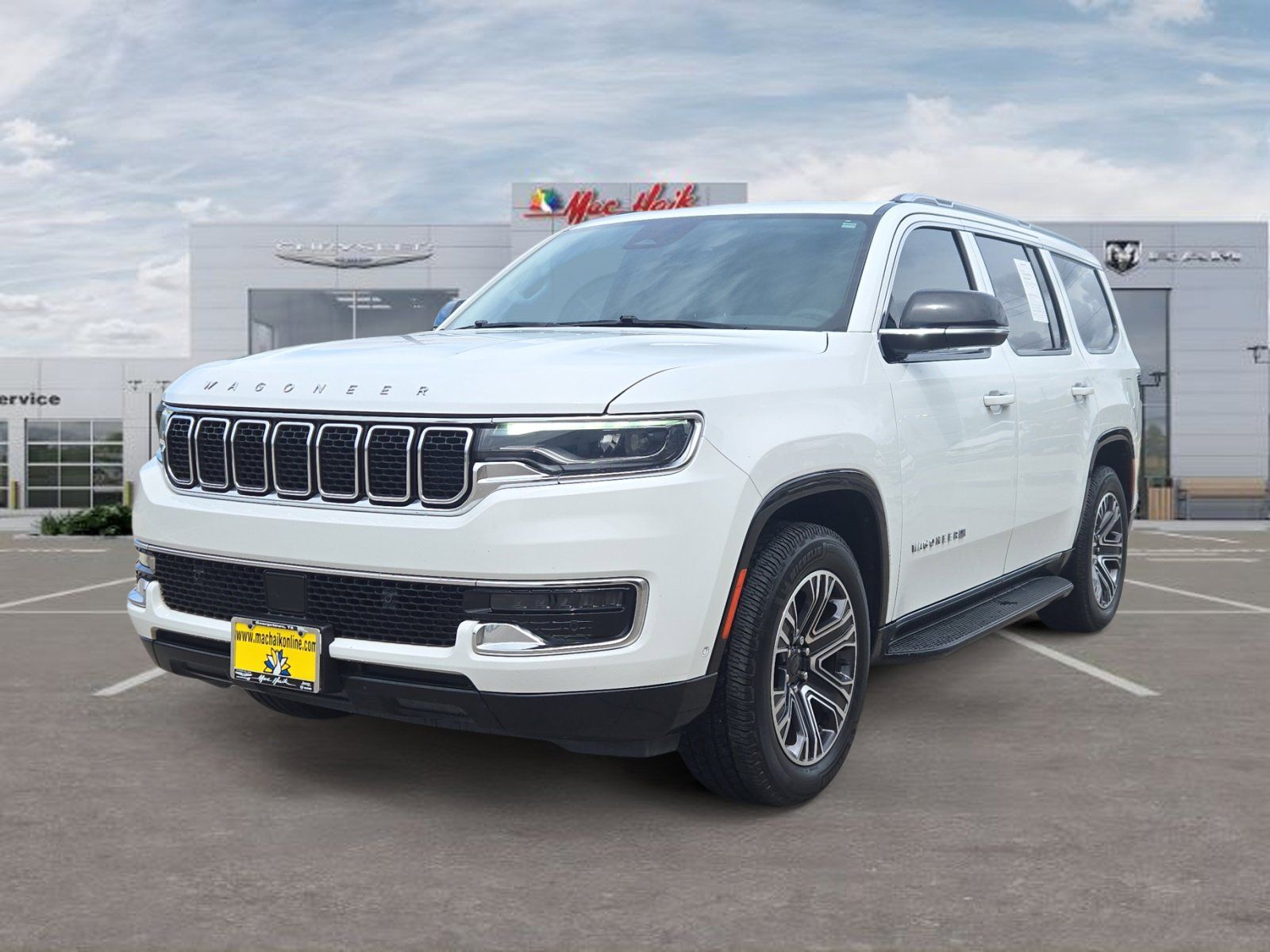 Bright White Clearcoat 2023 Jeep Wagoneer 4WD SUV / Crossover Four-Wheel Drive 8-Speed Automatic