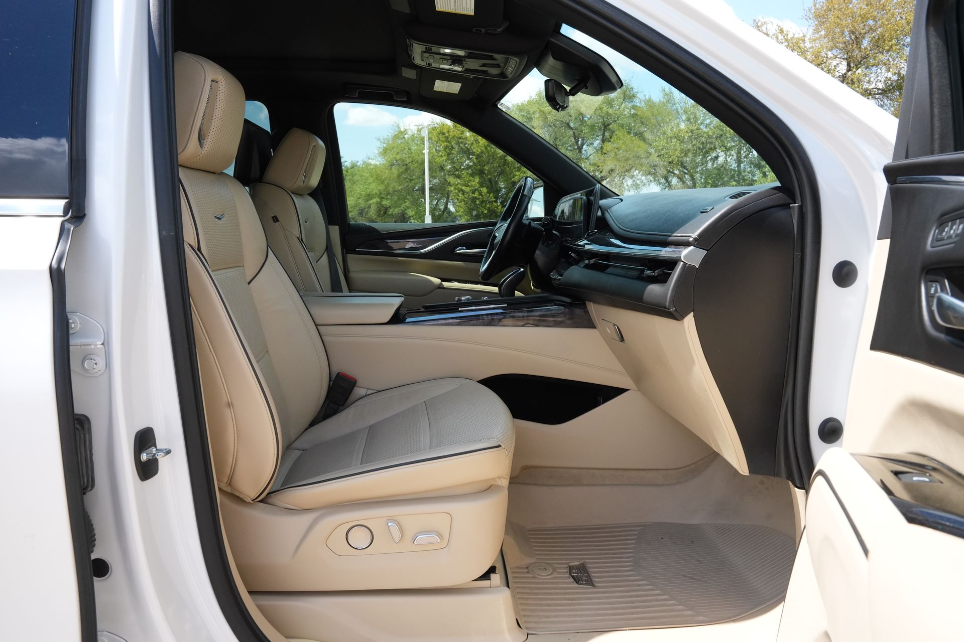 2021 Cadillac Escalade ESV Premium White at DeMontrond Automotive Group