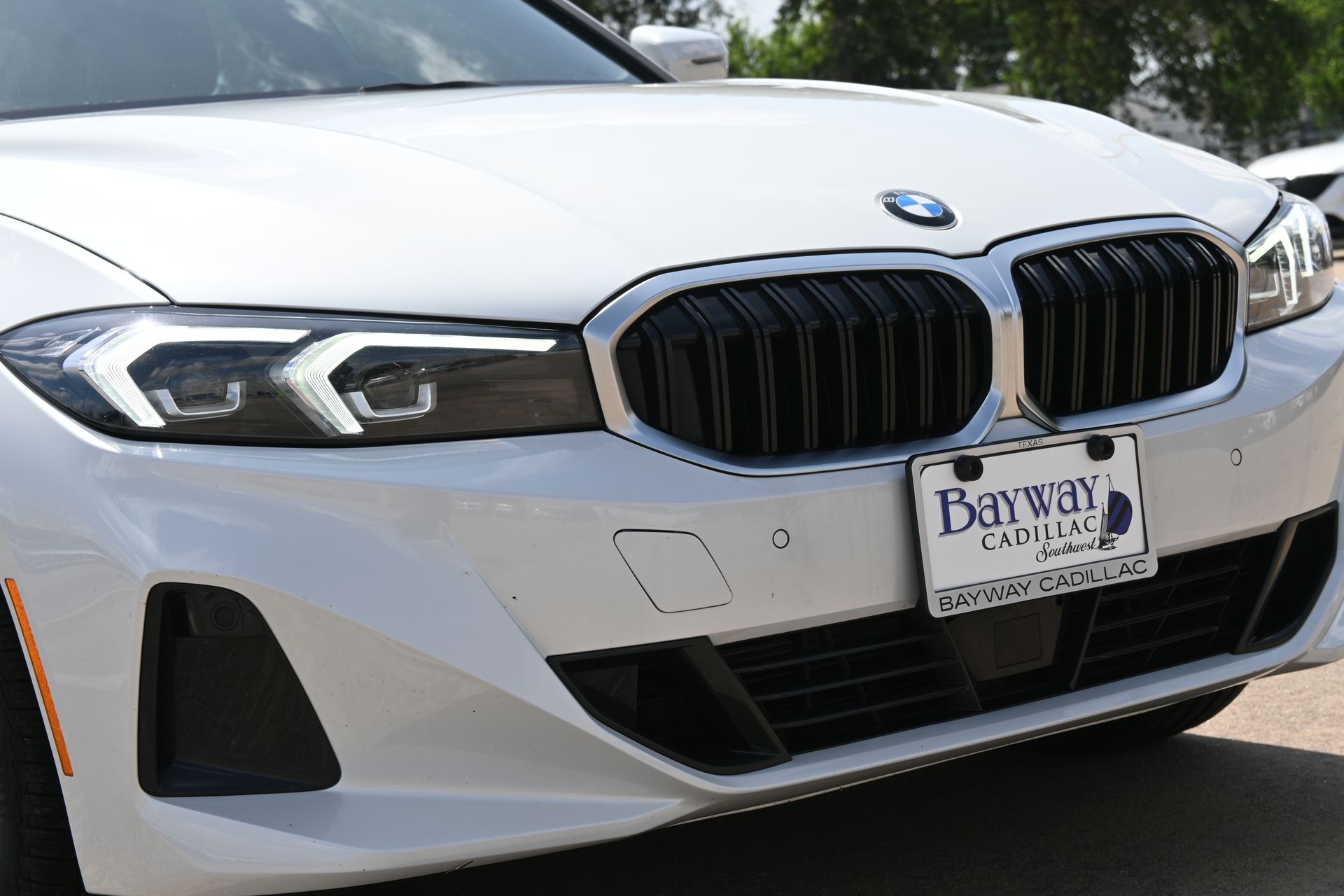 2026 BMW 3 Series 330i White at North Houston Mitsubishi