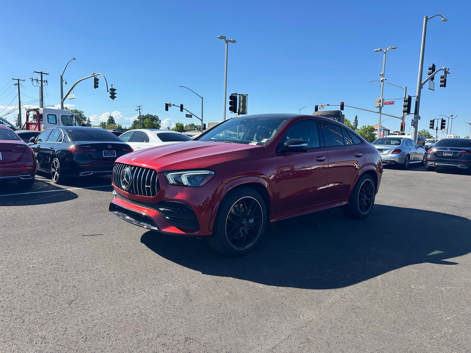 Cardinal Red 2022 Mercedes-Benz GLE AMG GLE 53 Coupe 4MATIC+ Coupe All-Wheel Drive 9-Speed Automatic