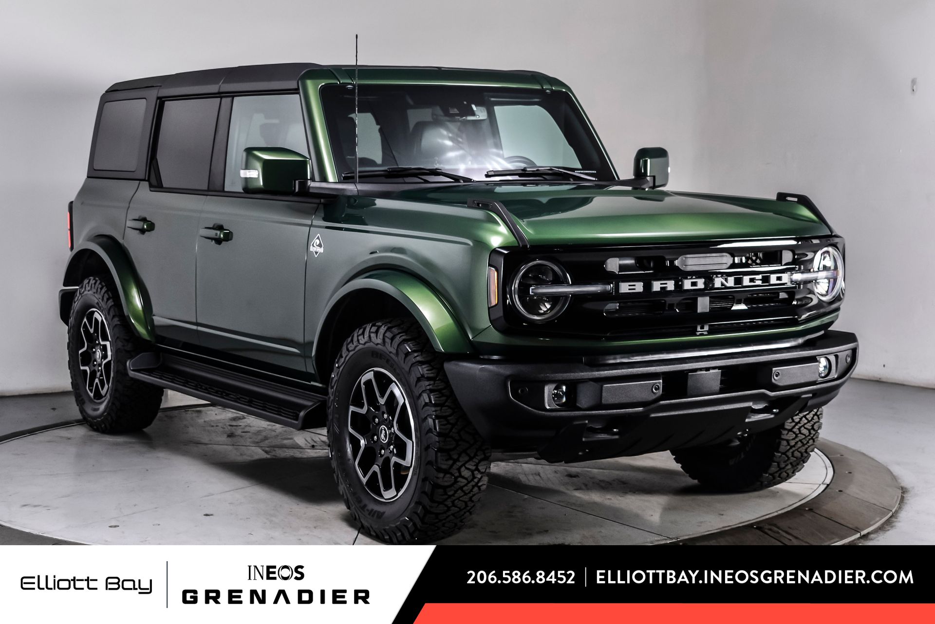 Green Metallic 2025 Ford Bronco SUV / Crossover Four-Wheel Drive Automatic