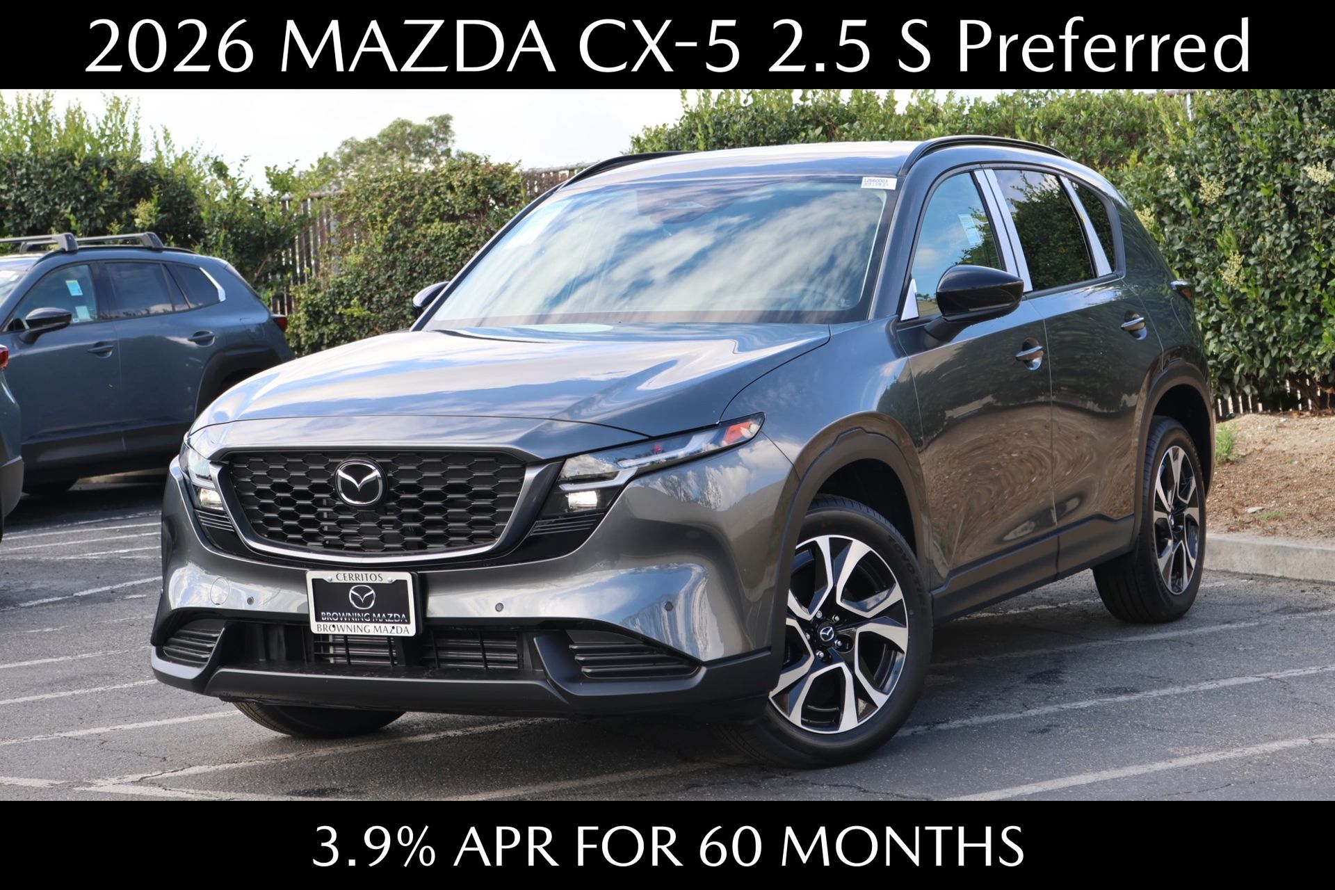 Machine Gray Metallic 2026 Mazda CX-5 2.5 S Preferred AWD SUV / Crossover All-Wheel Drive 6-Speed Automatic