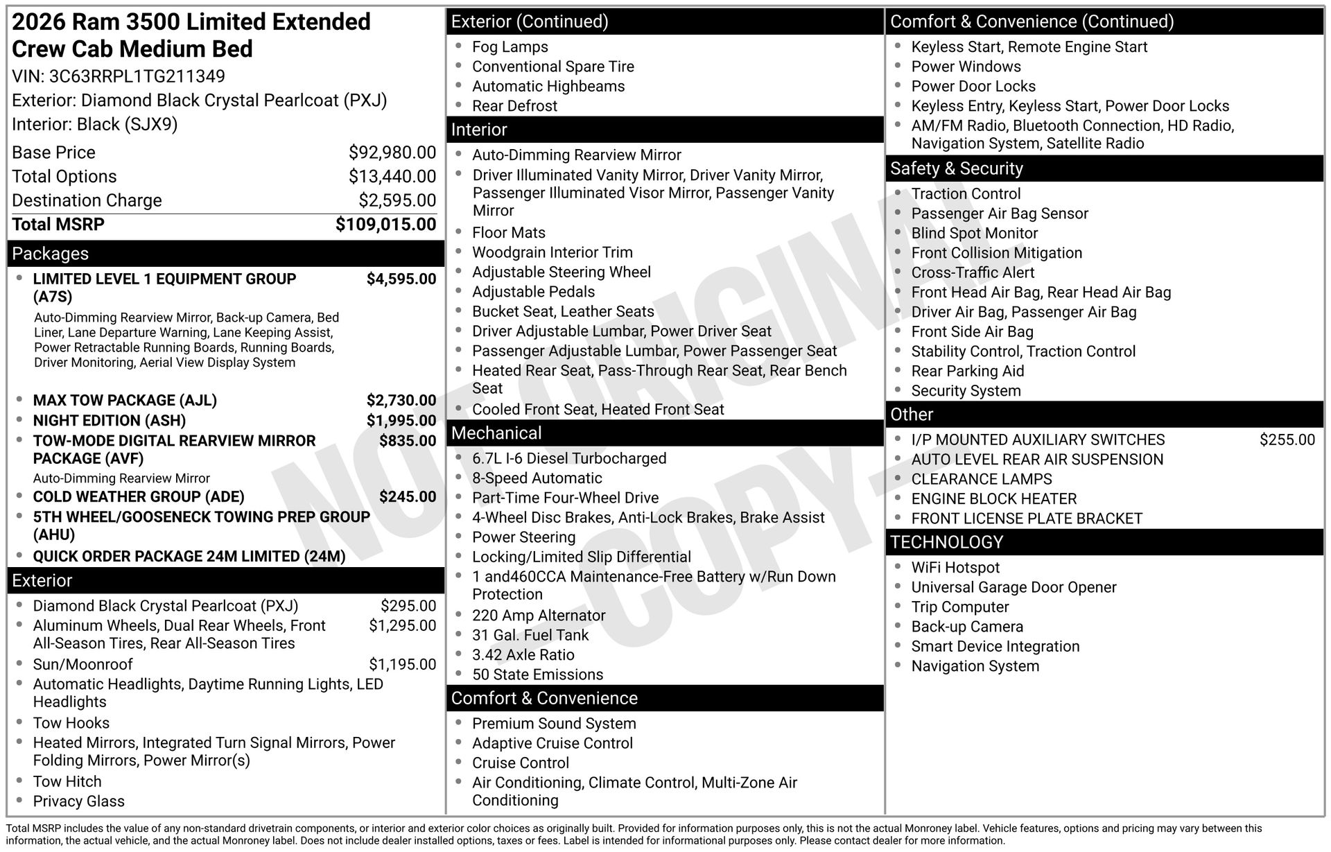 2026 RAM 3500 - Image 3