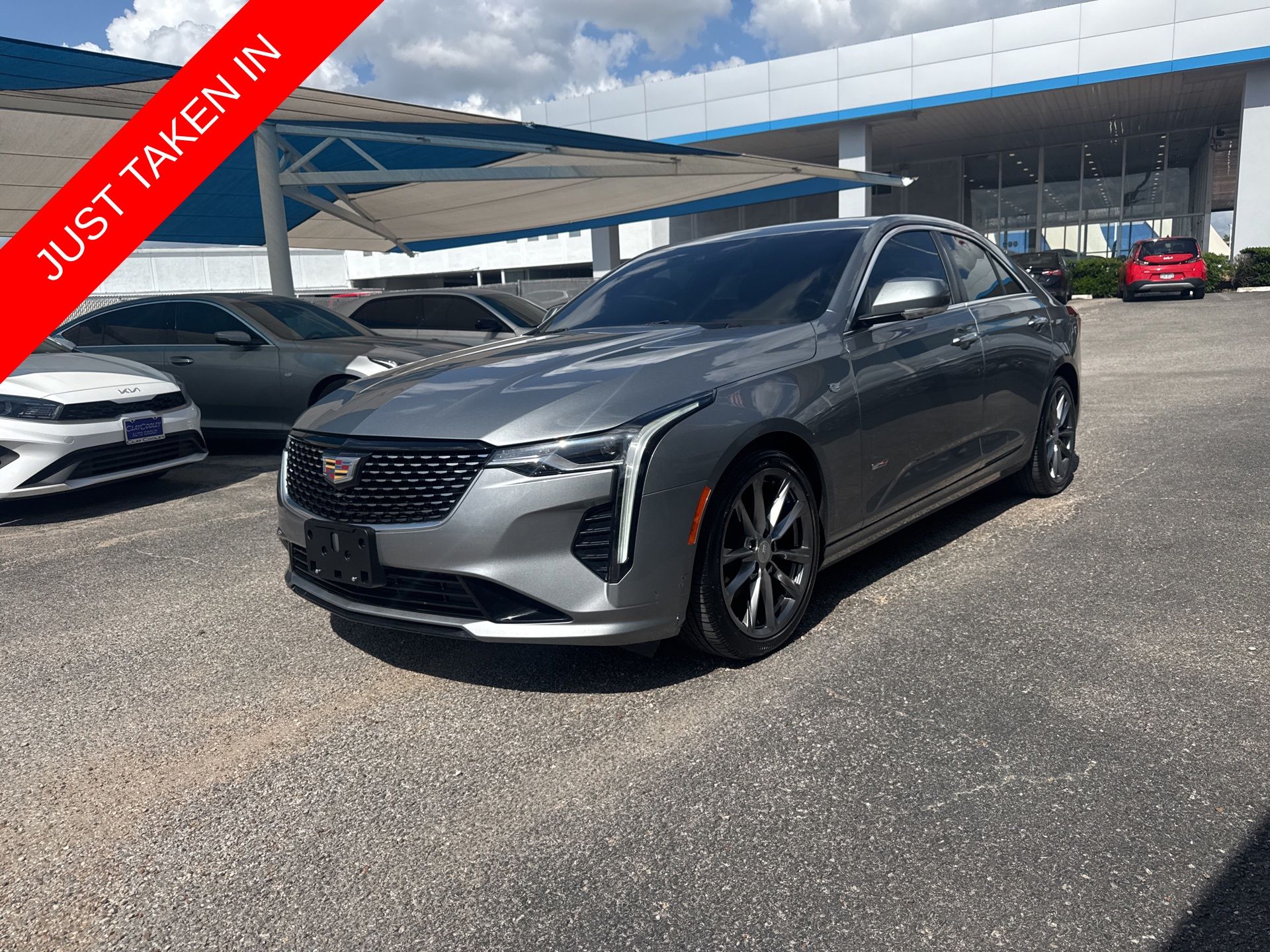 Argent Silver Metallic 2024 Cadillac CT4 Luxury RWD Sedan Rear-Wheel Drive 8-Speed Automatic