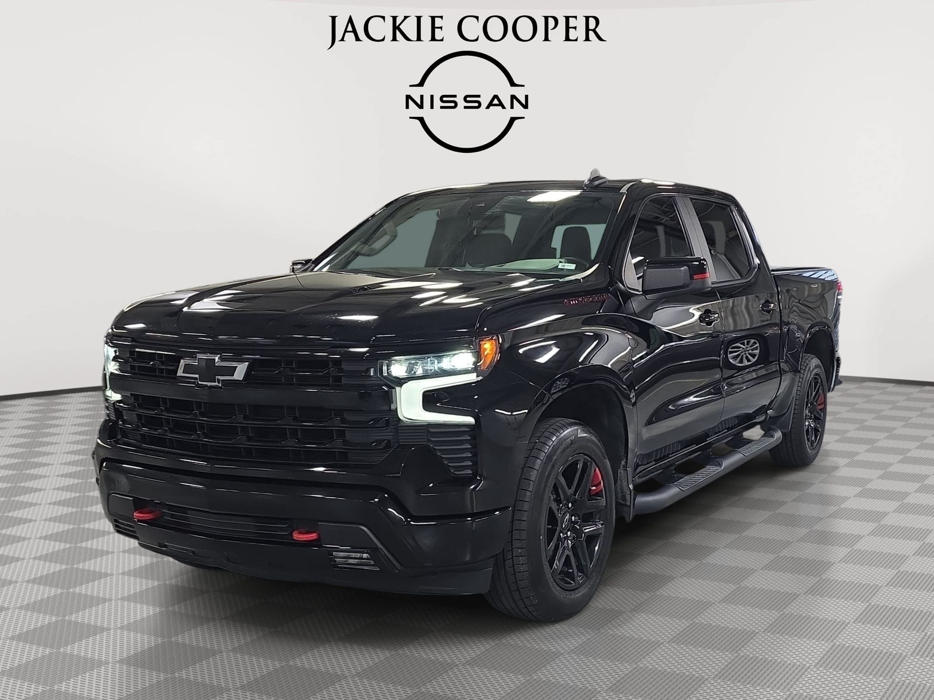 Black 2023 Chevrolet Silverado 1500 Pickup Truck Four-Wheel Drive Automatic