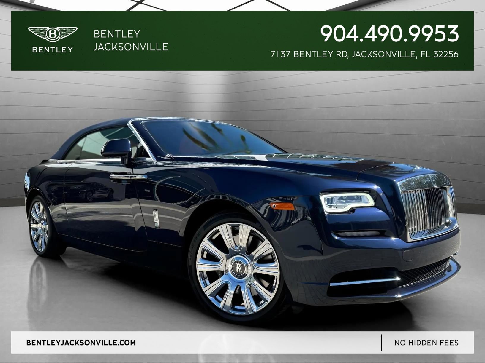Midnight Sapphire 2018 Rolls-Royce Dawn Convertible Convertible Rear-Wheel Drive 8-Speed Automatic