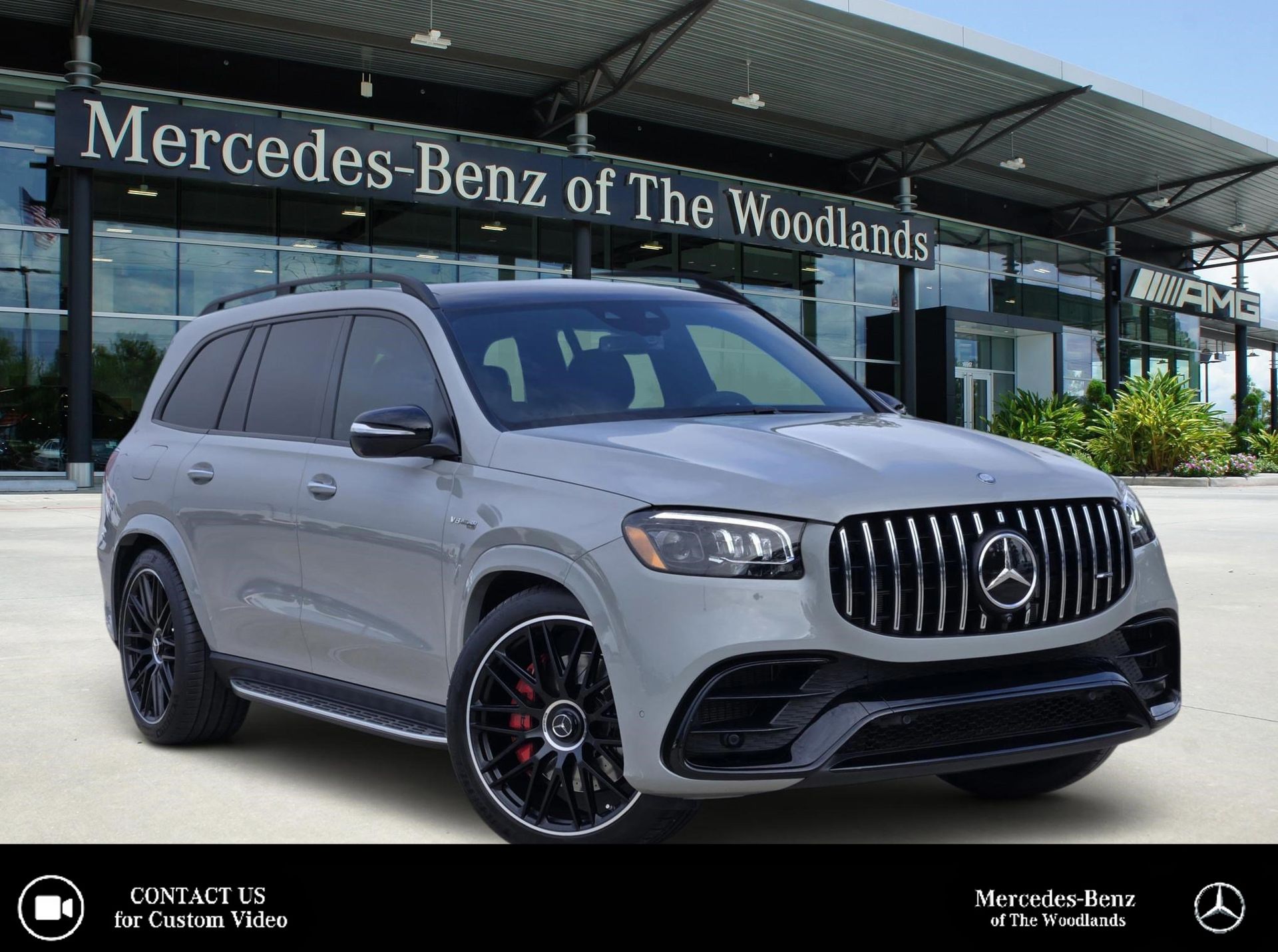 MANUFAKTUR Alpine Gray 2025 Mercedes-Benz GLS AMG GLS 63 4MATIC SUV / Crossover All-Wheel Drive 9-Speed Automatic