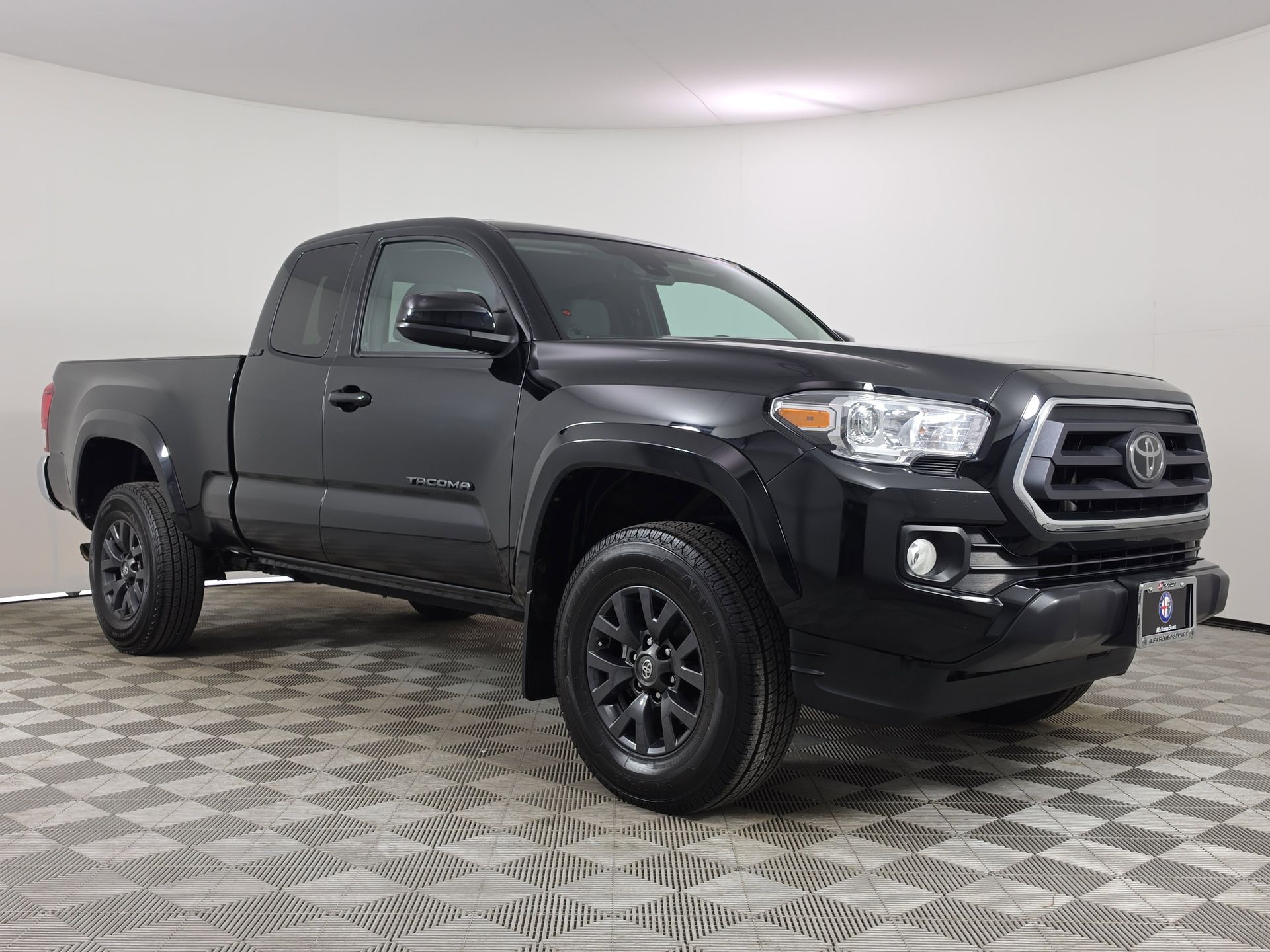 Midnight Black Metallic 2022 Toyota Tacoma Pickup Truck 4X2 6-Speed Automatic