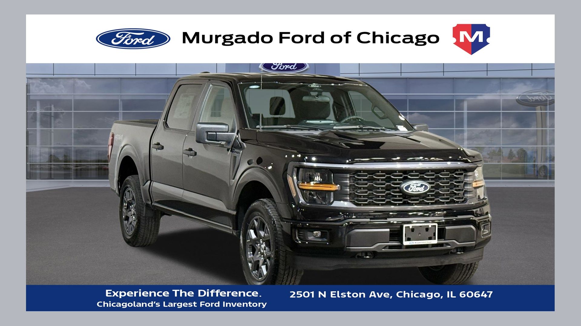 Agate Black Metallic 2026 Ford F-150 Pickup Truck Four-Wheel Drive Automatic
