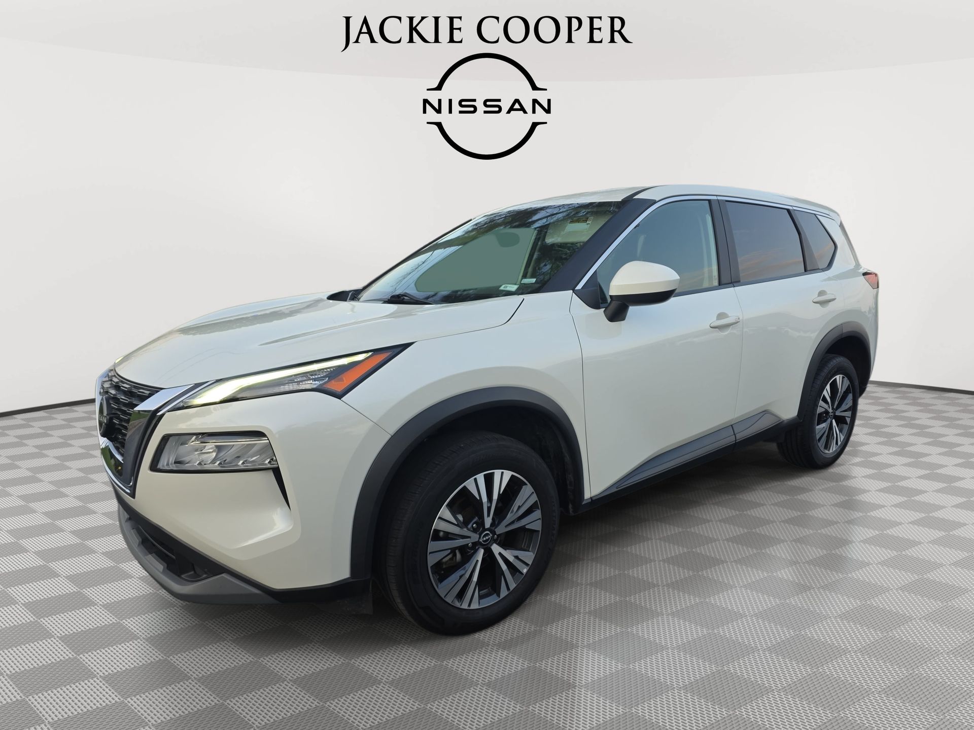 Pearl White Tricoat 2023 Nissan Rogue SUV / Crossover All-Wheel Drive Continuously Variable Transmission